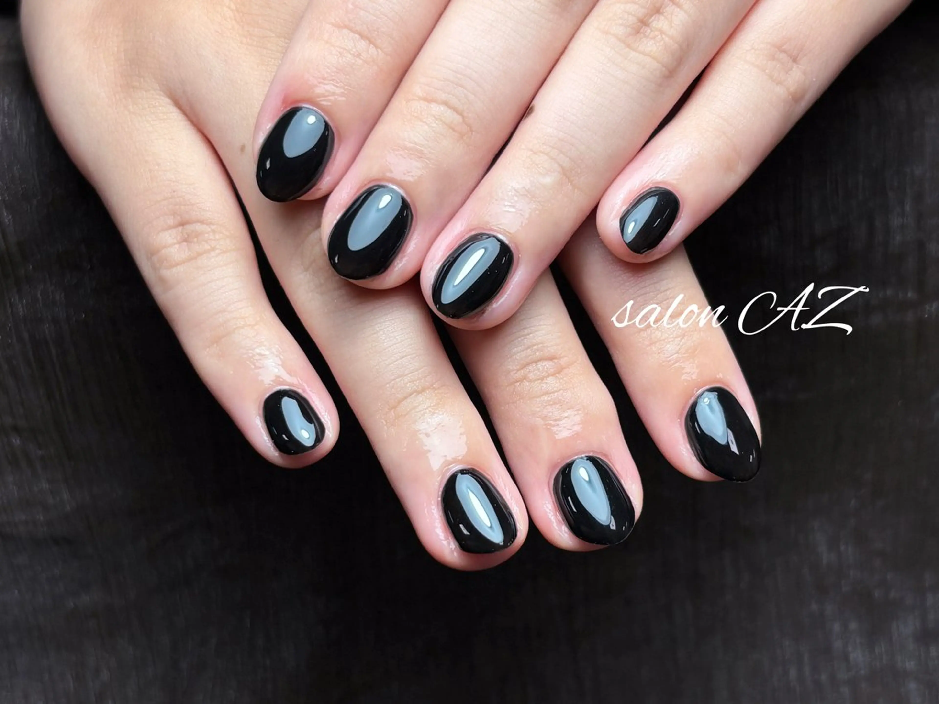 ネイル アートネイル 長さ出し フットネイル フレンチネイル ジェルネイル salon AZのネイルデザイン