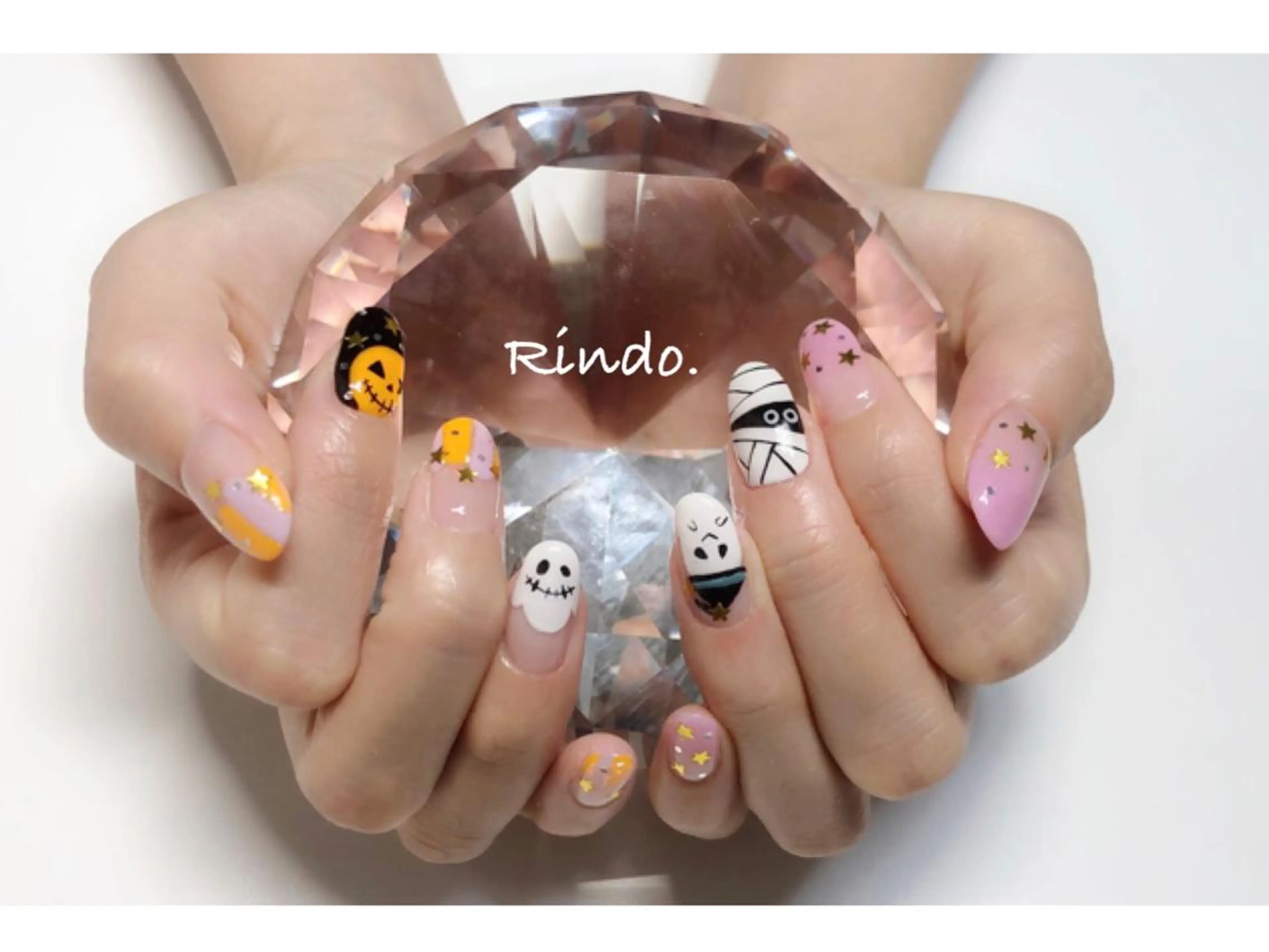 ネイル ハロウィン ハンドネイル Rindo.ネイル ♡耳つぼジュエリーのその他イメージ