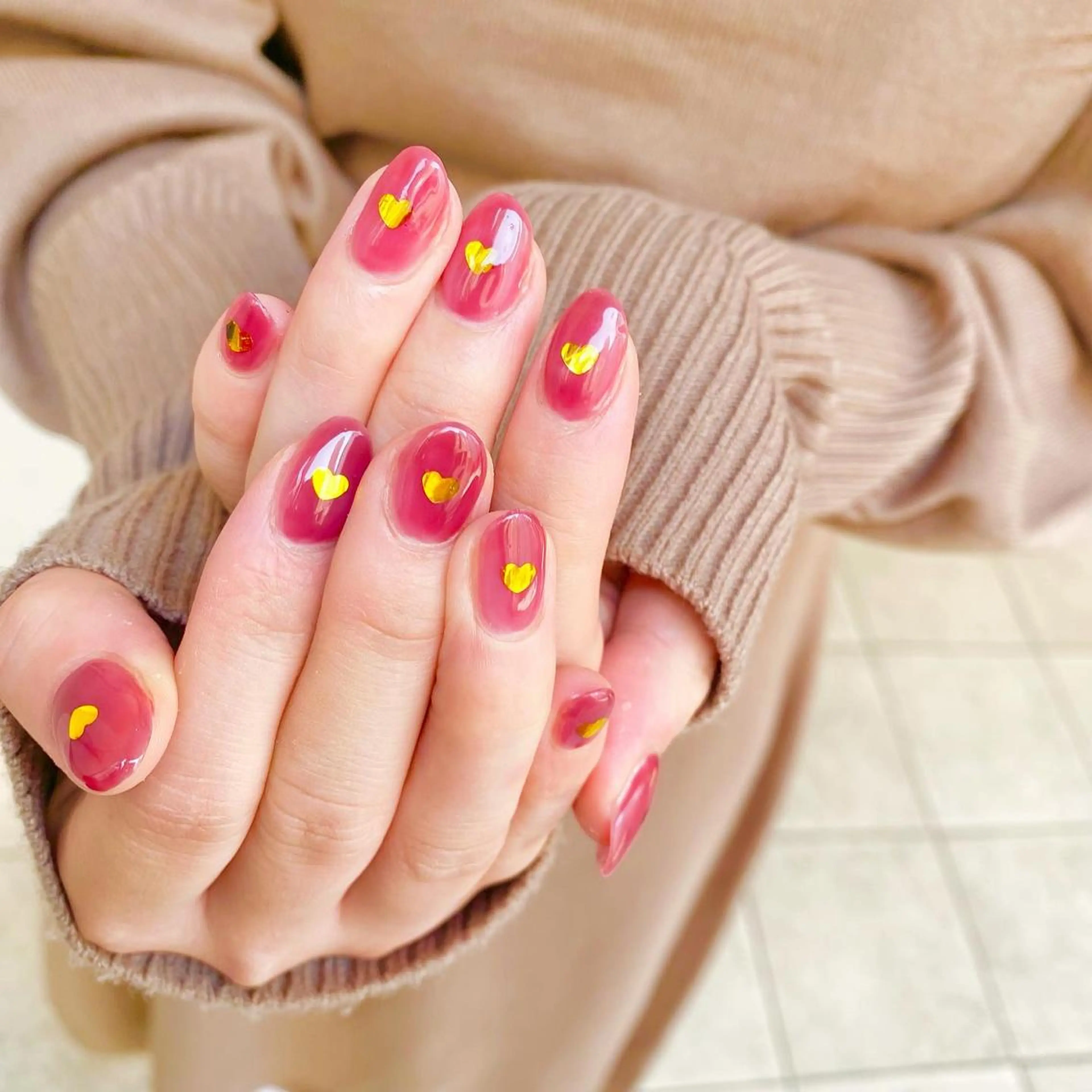 ネイル バレンタイン pro.m Kanonのネイルデザイン