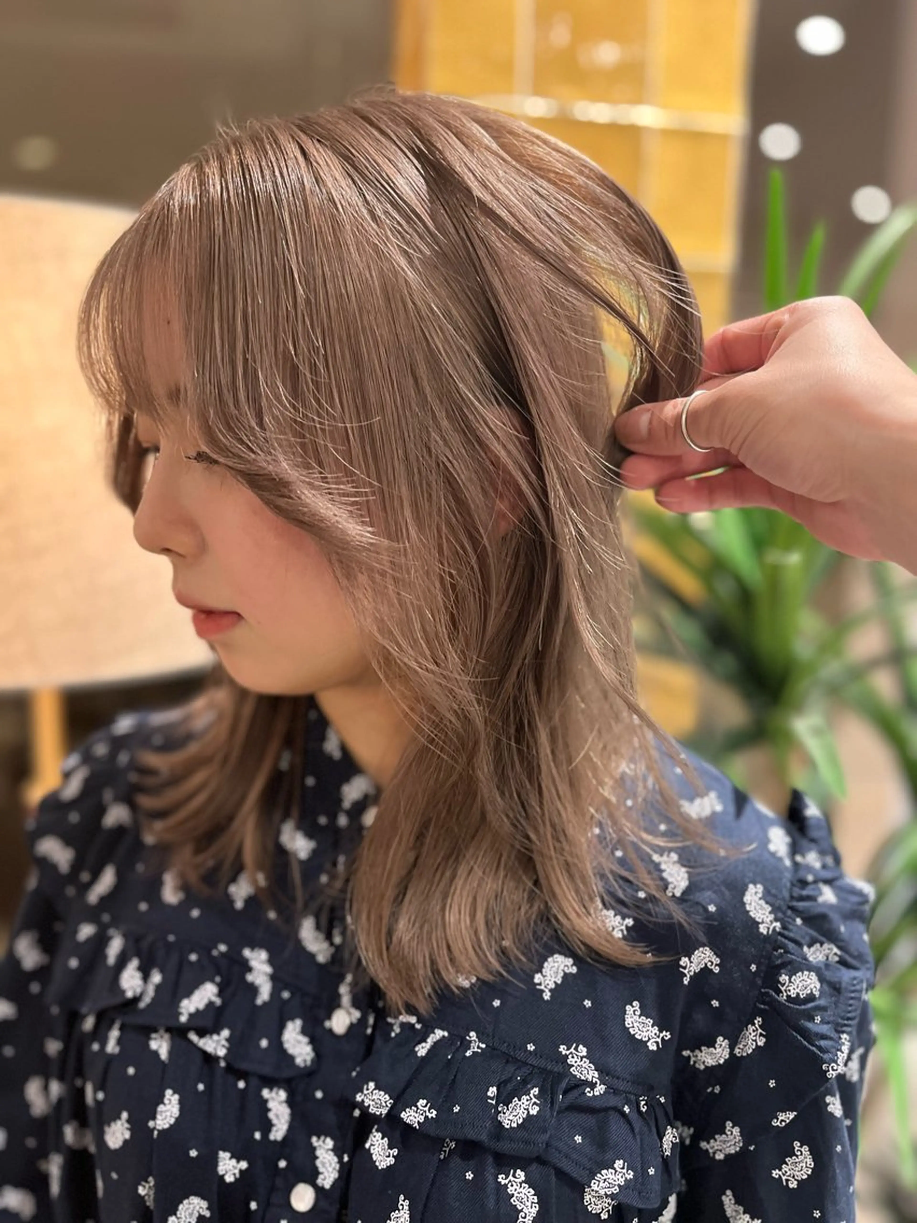 ミディアム カラー ボブ& 髪質改善FUMIYAのヘアスタイル