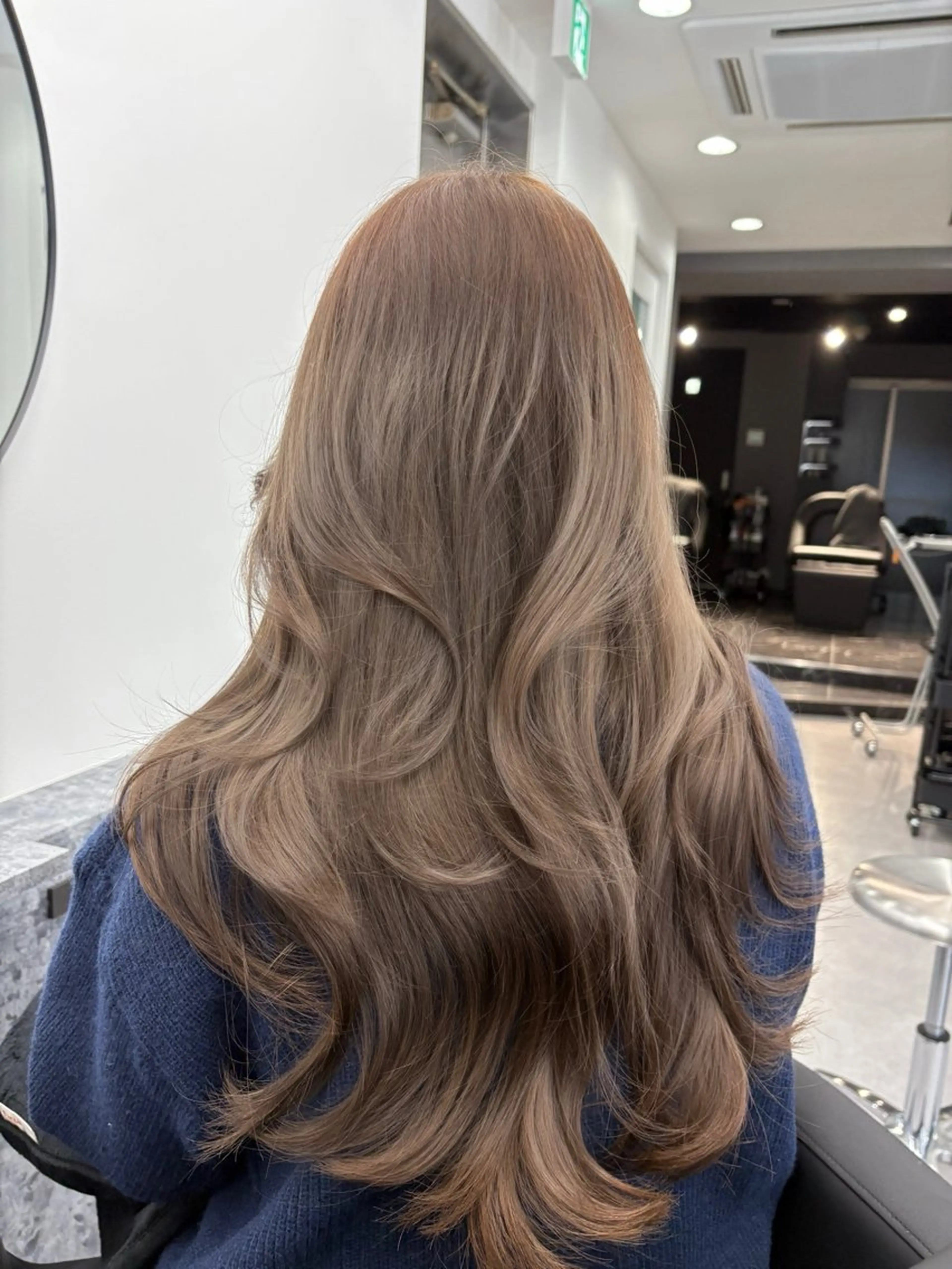 ロング カラー Ardore 韓国風カラー大阪のヘアスタイル