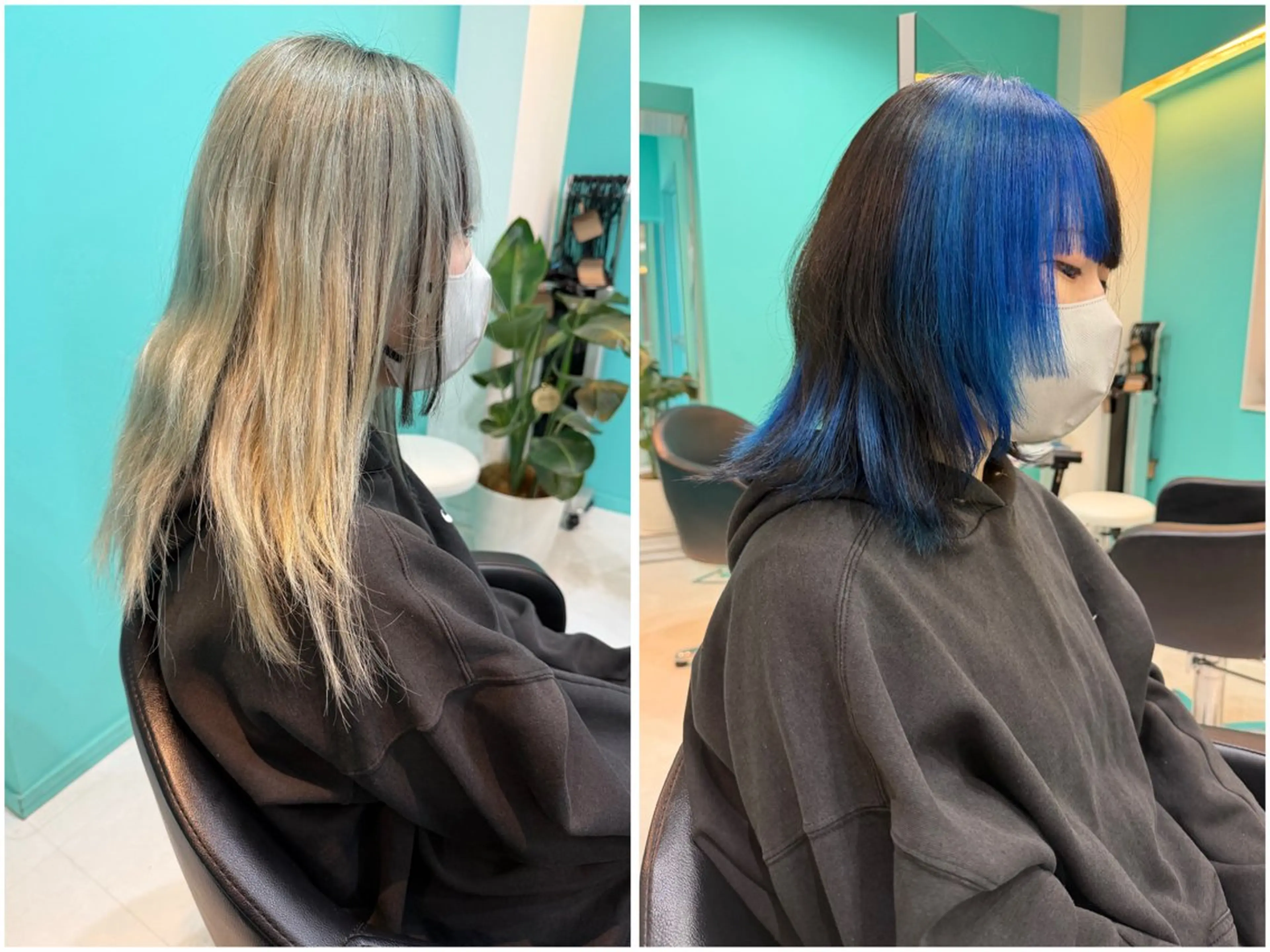 ミディアム カラー ブリーチ デザインカラー ダブルカラー カット ヘアカラー 🫧ショート/ボブ 池袋西口・泡渕✂️のヘアスタイル