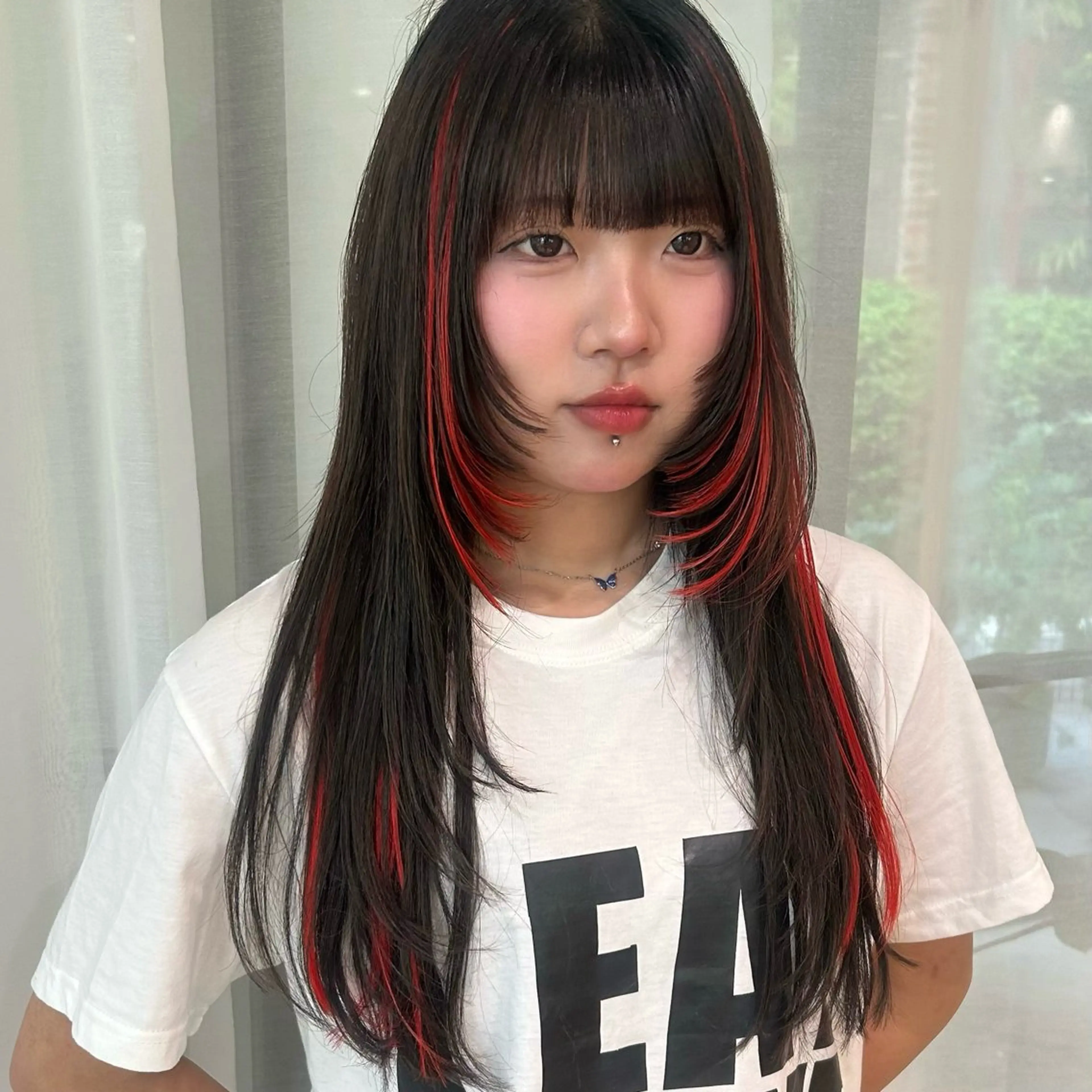 ロング ロングレイヤー レイヤーカット ロング カット ボブレイヤー/ ブリーチ/miyuuのヘアスタイル