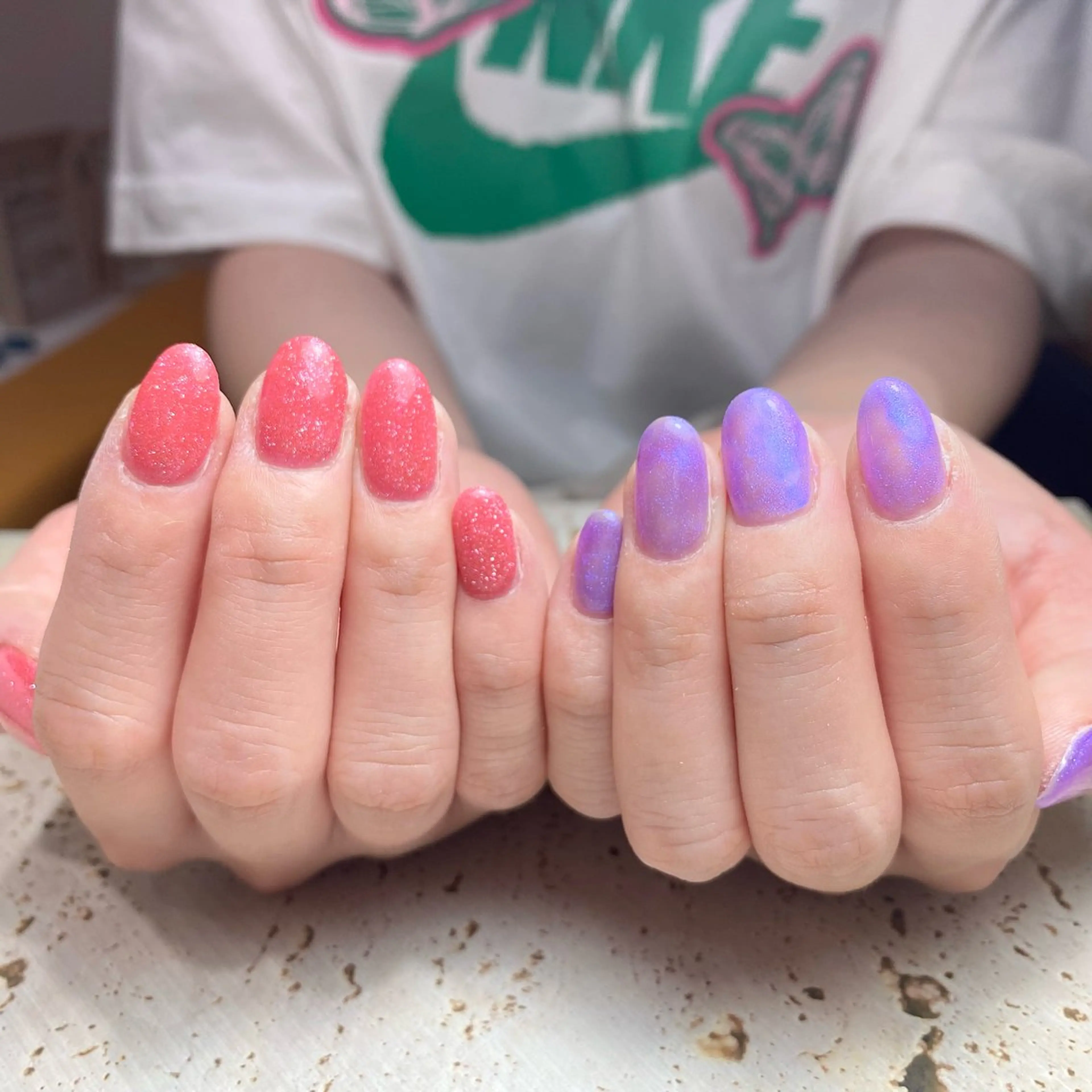 ネイル ワンカラーネイル ビューティフルムーン ネイル🌙夏美のネイルデザイン