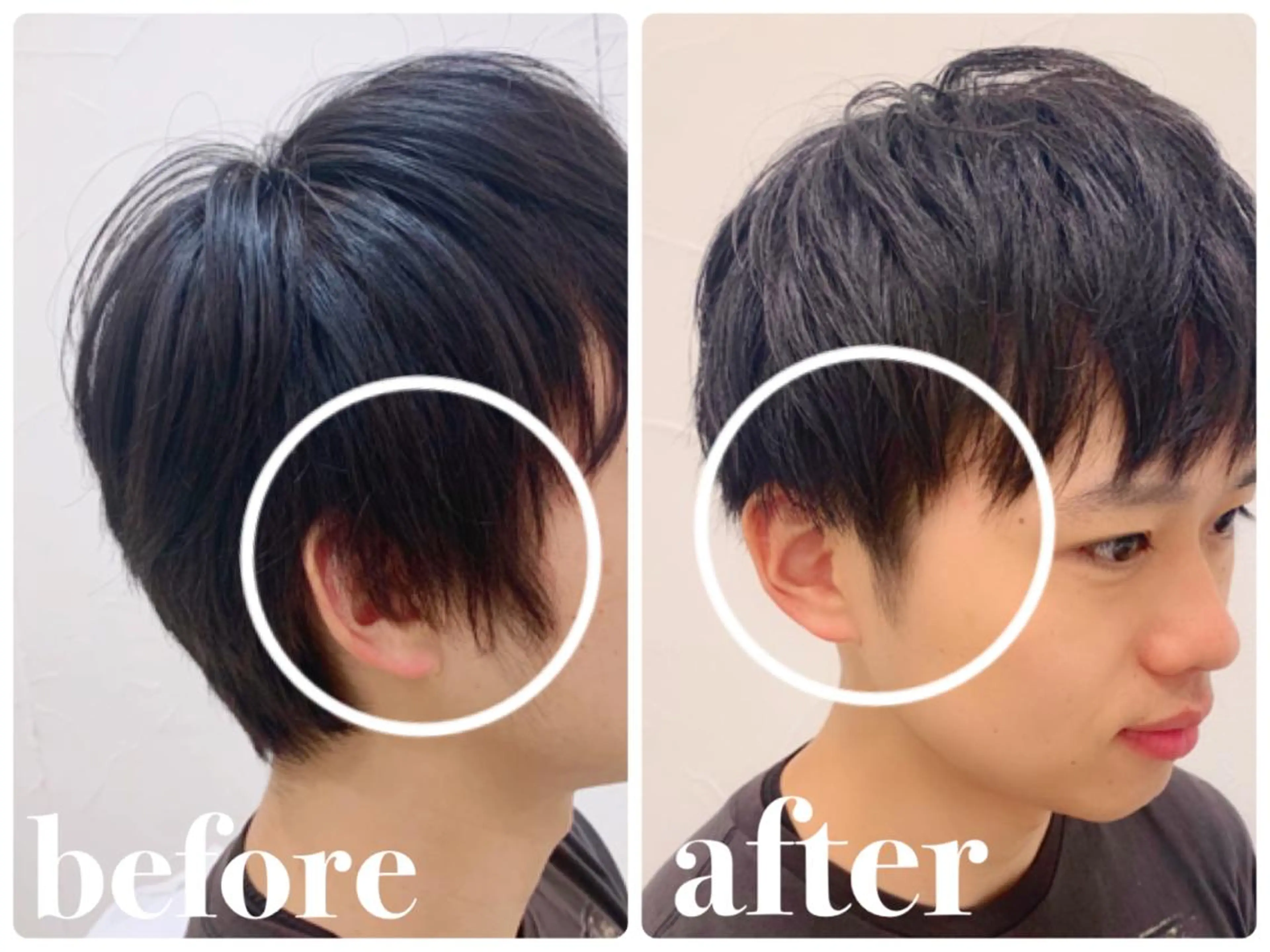 ショート メンズ カット ミドウチ アヤカのヘアスタイル