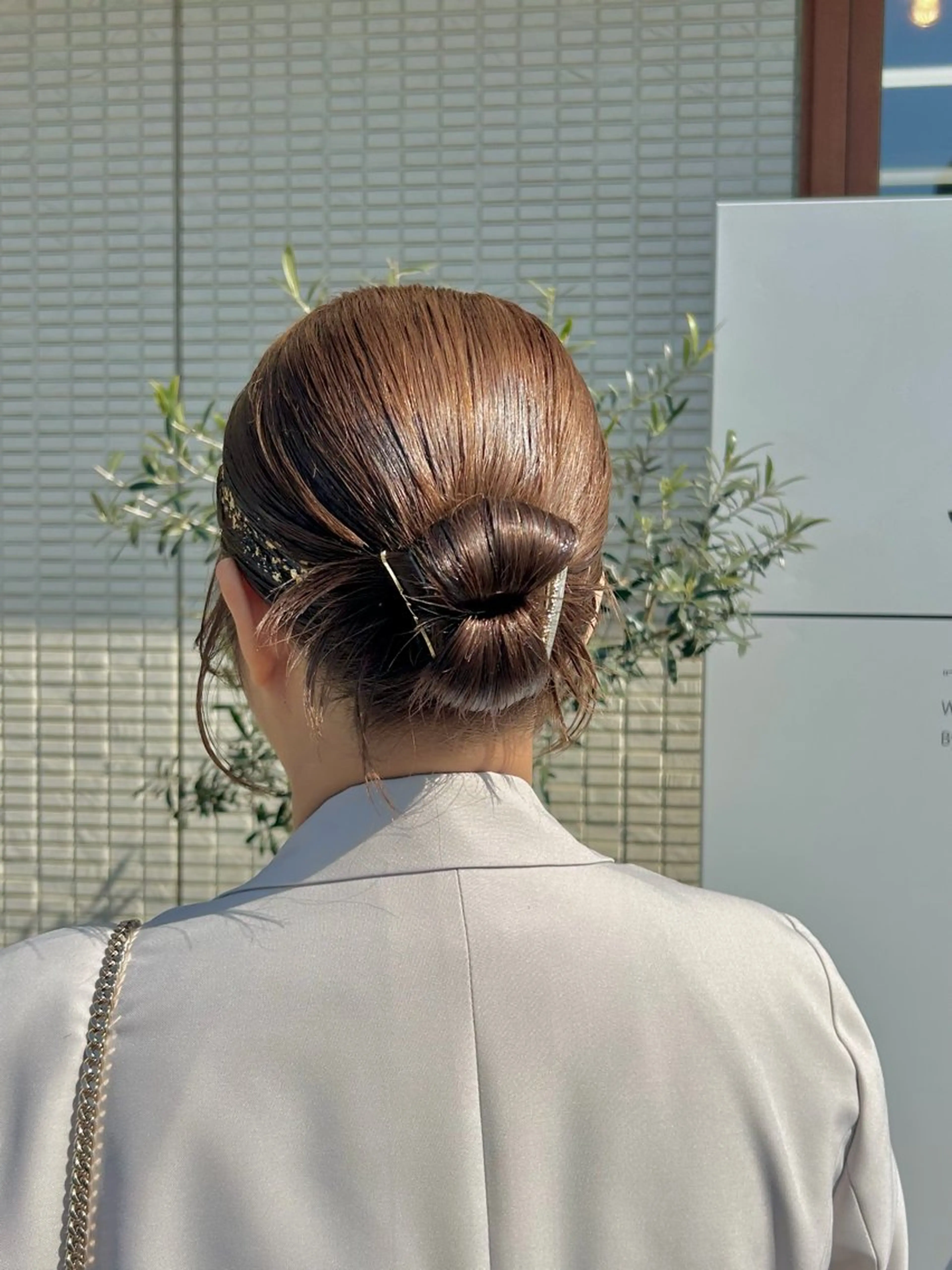 ミディアム ヘアアレンジ 韓国風ヘア トリートメント ·.⟡ 福田 彩乃 透明感カラー🪄🩵のヘアスタイル