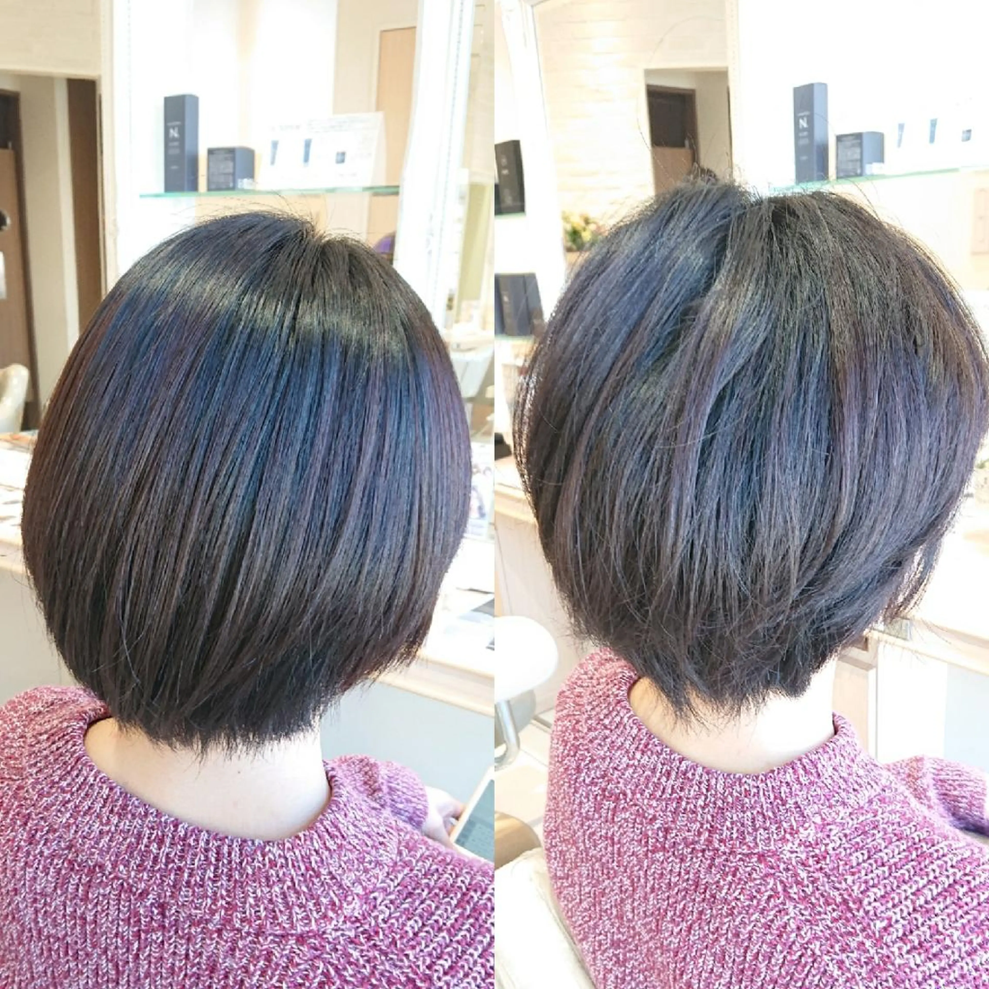 ショート パーマ 縮毛矯正 宮本 秀人のヘアスタイル