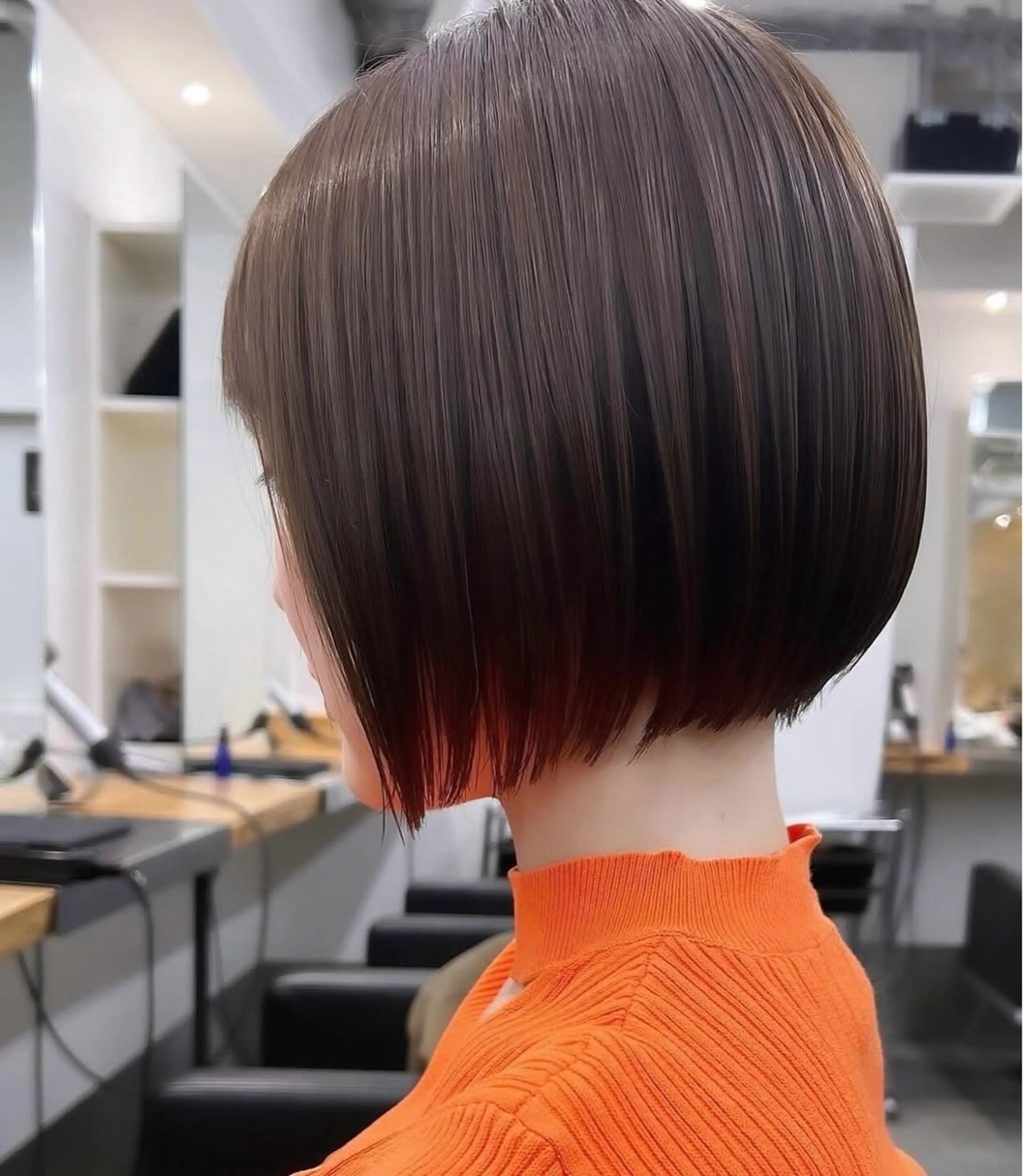 ショート 縮毛矯正・透明感 カラー💙acoのヘアスタイル