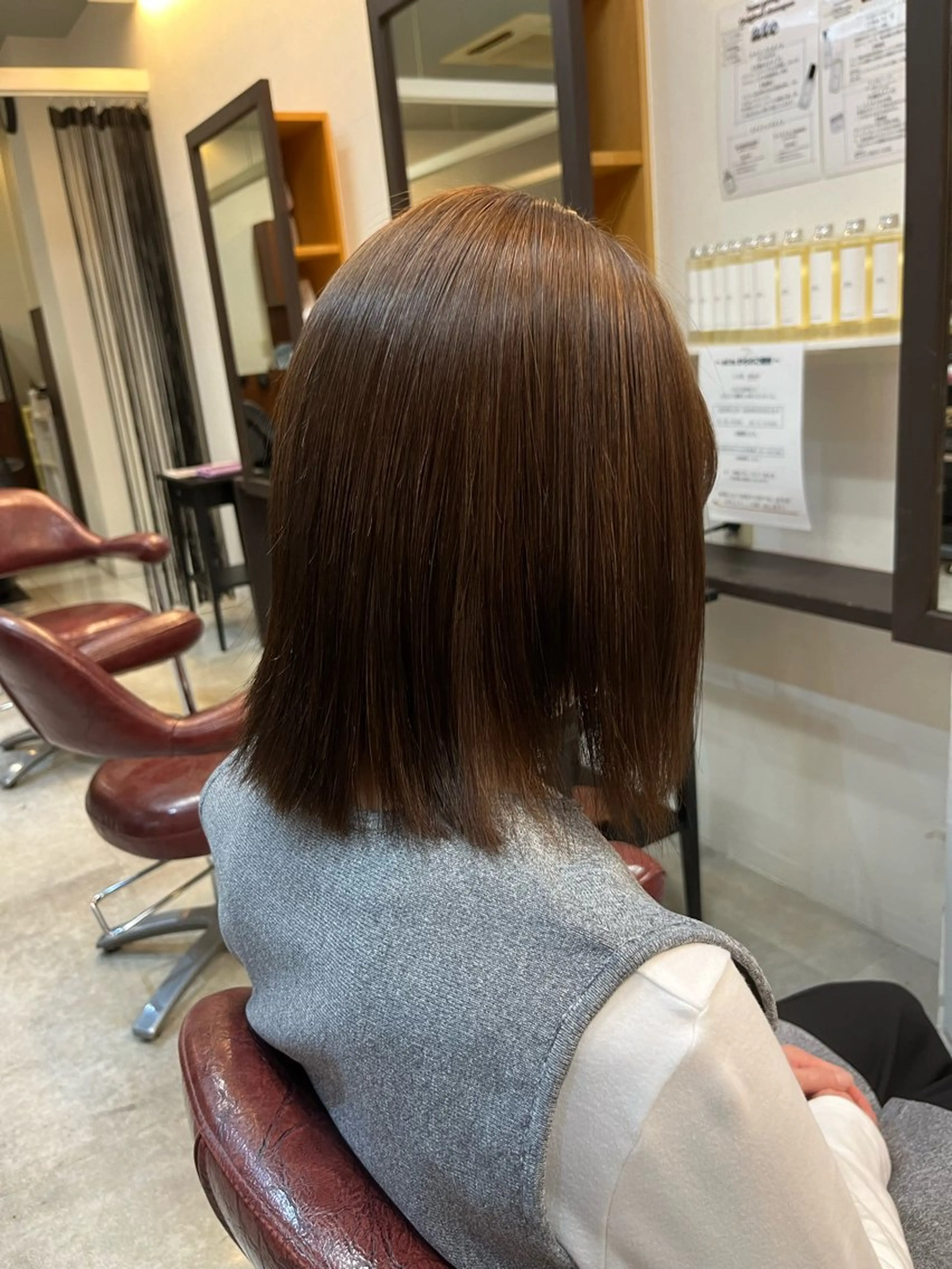 カラー 立道 樹奈のヘアスタイル