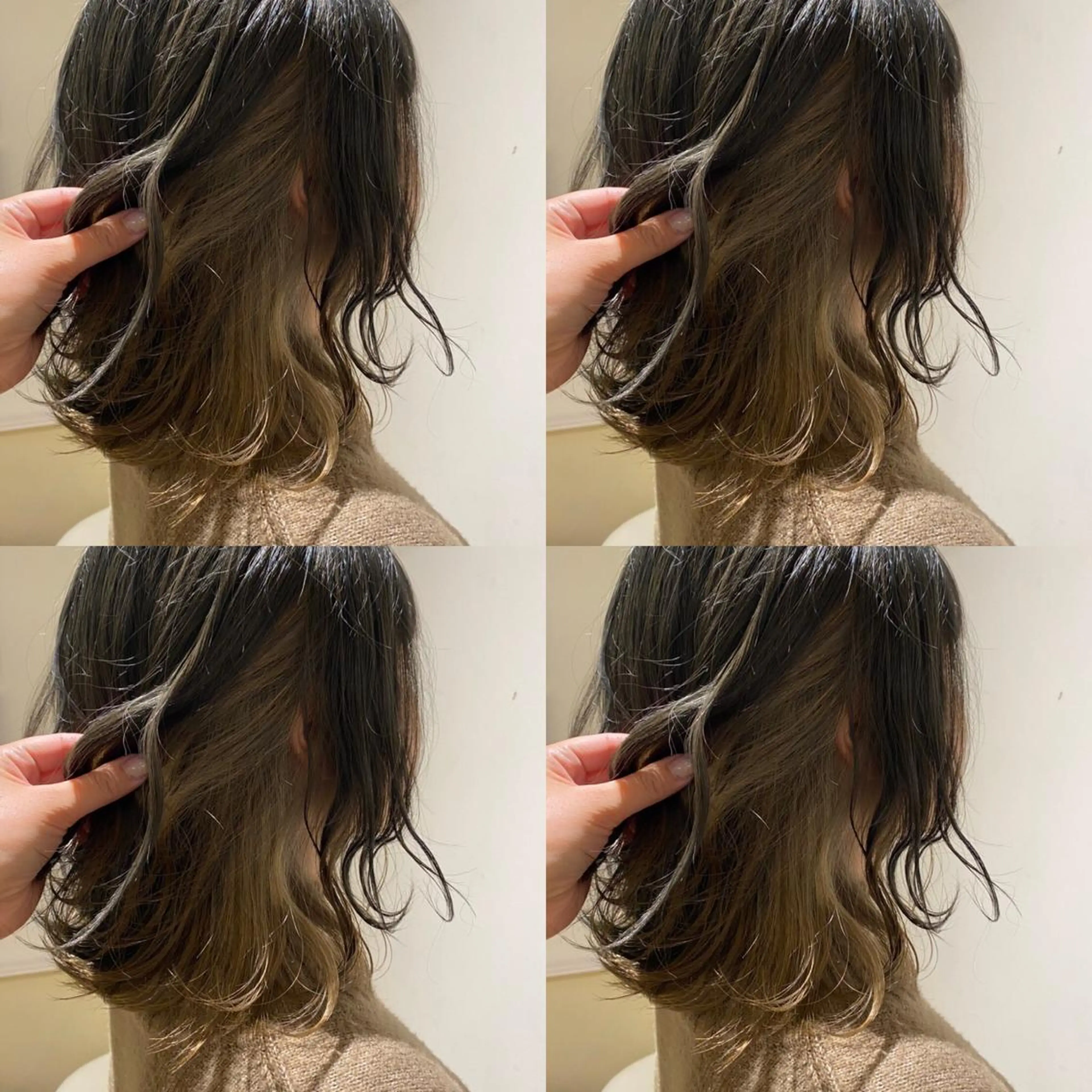 ミディアム カラー レイヤー×髪質改善 マネージャー安藤光司のヘアスタイル