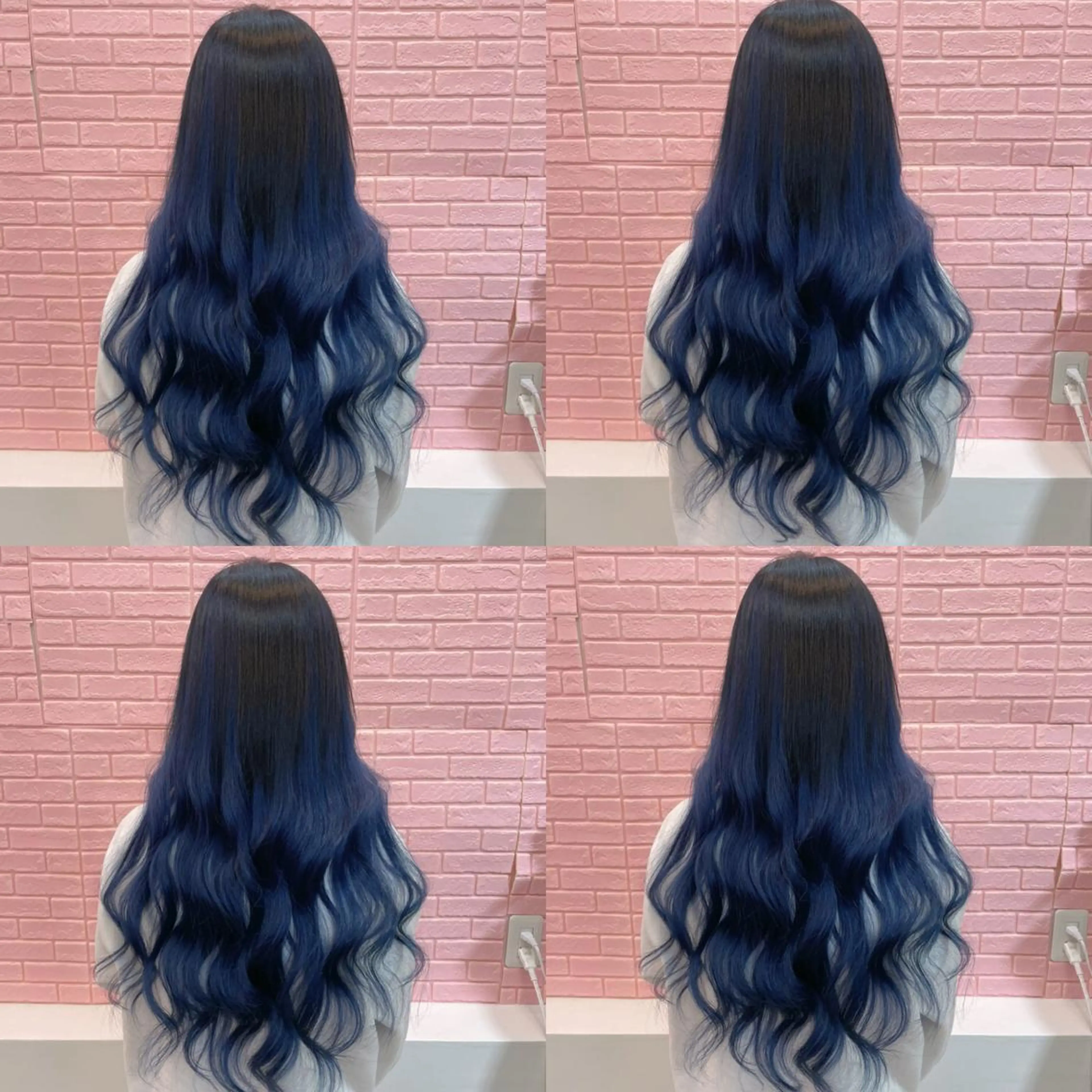 ロング カラー ネイビーカラー 🌷MAYU 🌷のヘアスタイル