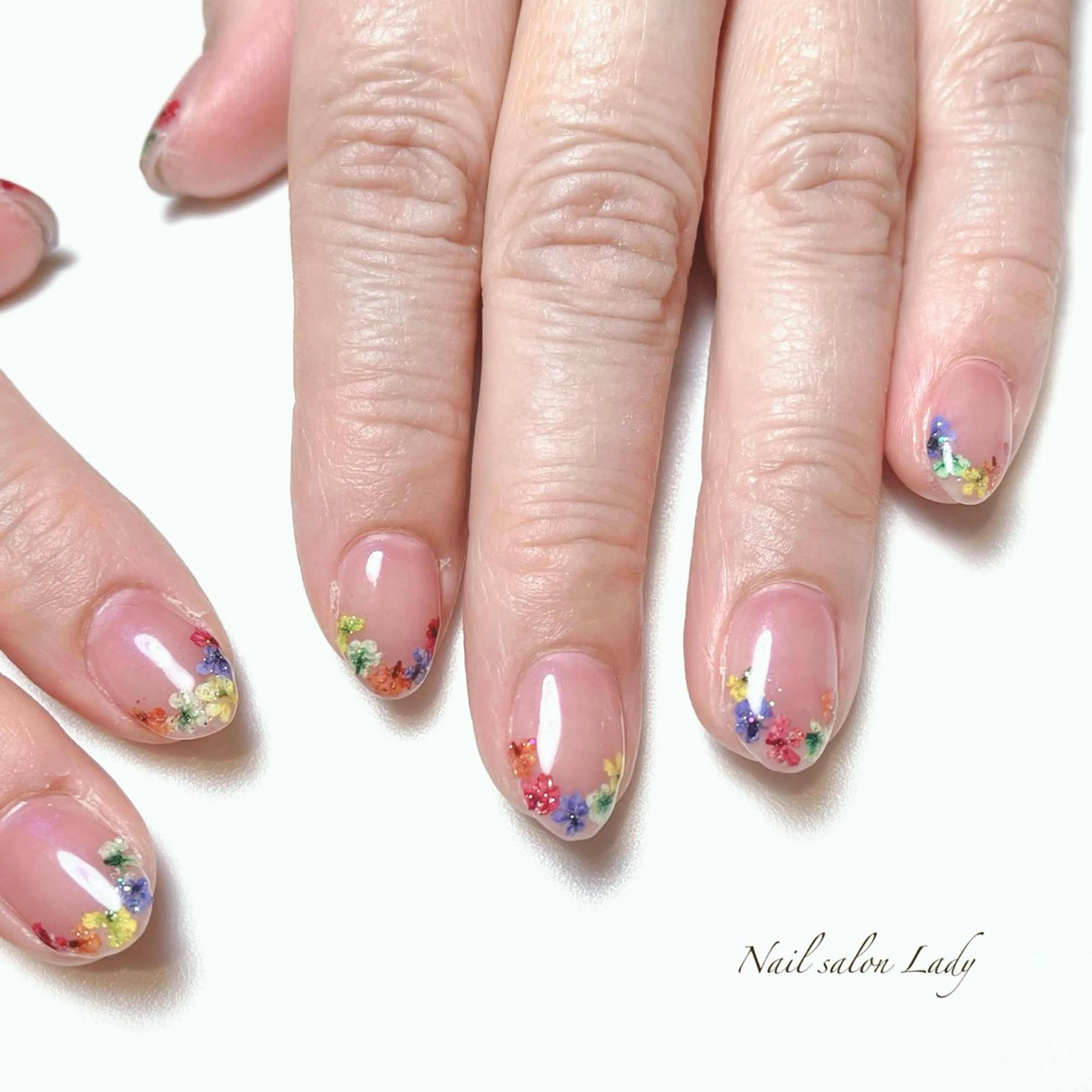 ネイル フラワーネイル Nail salon Ladyのネイルデザイン