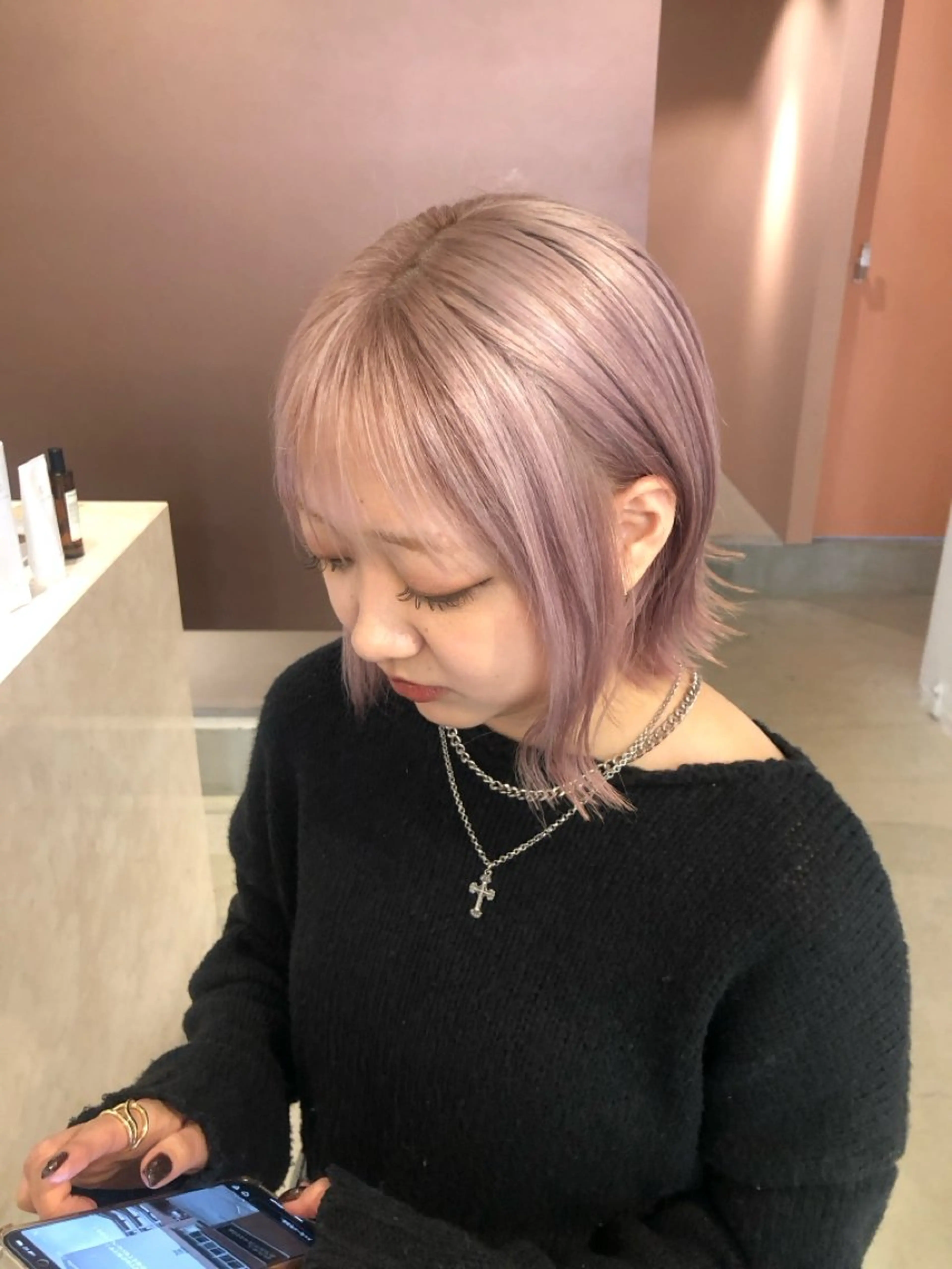 カラー 川口 瑞穂のヘアスタイル