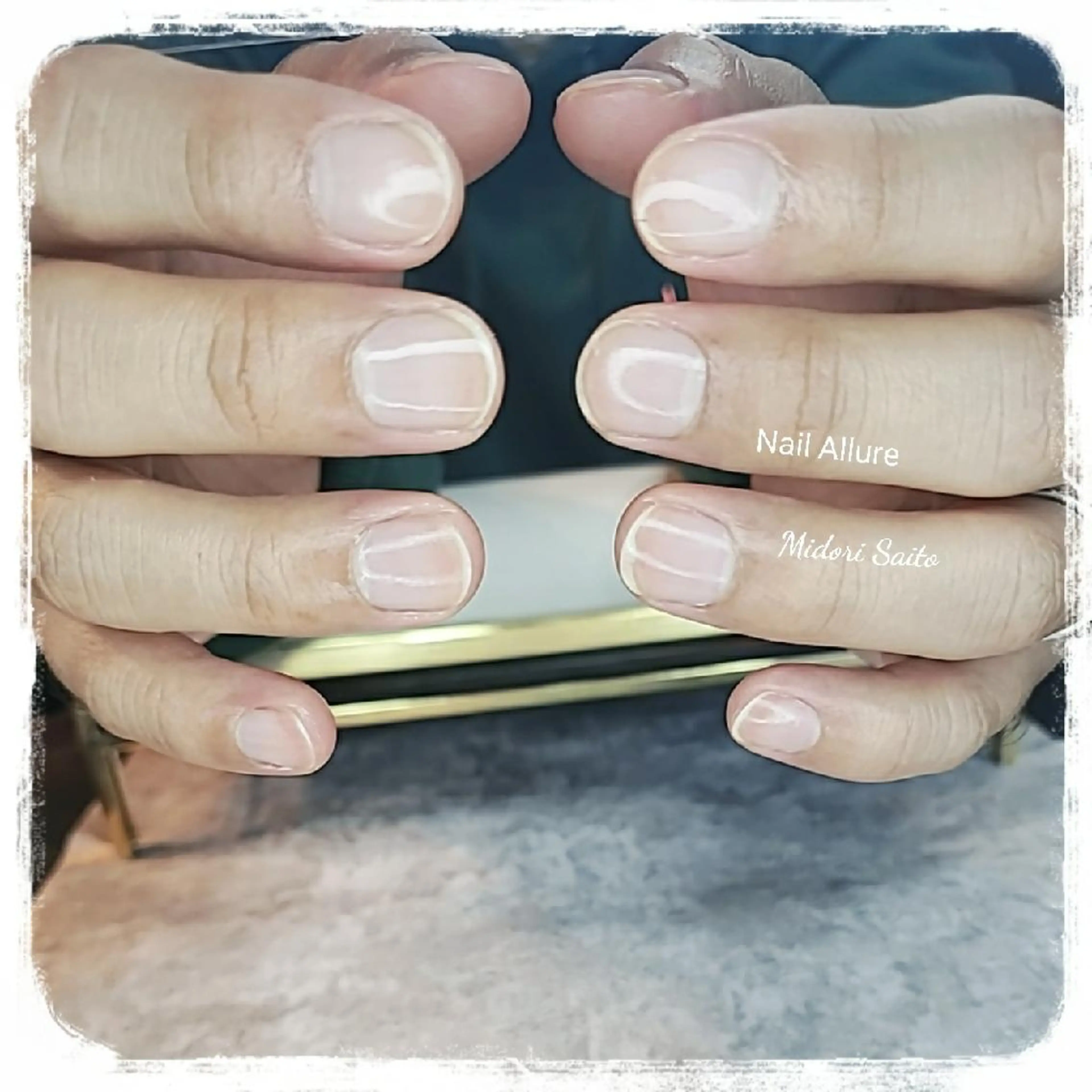 ネイル グリーン メンズネイル Nail Allure(ネイル アルーア)所属・Nail Allureのネイルデザイン