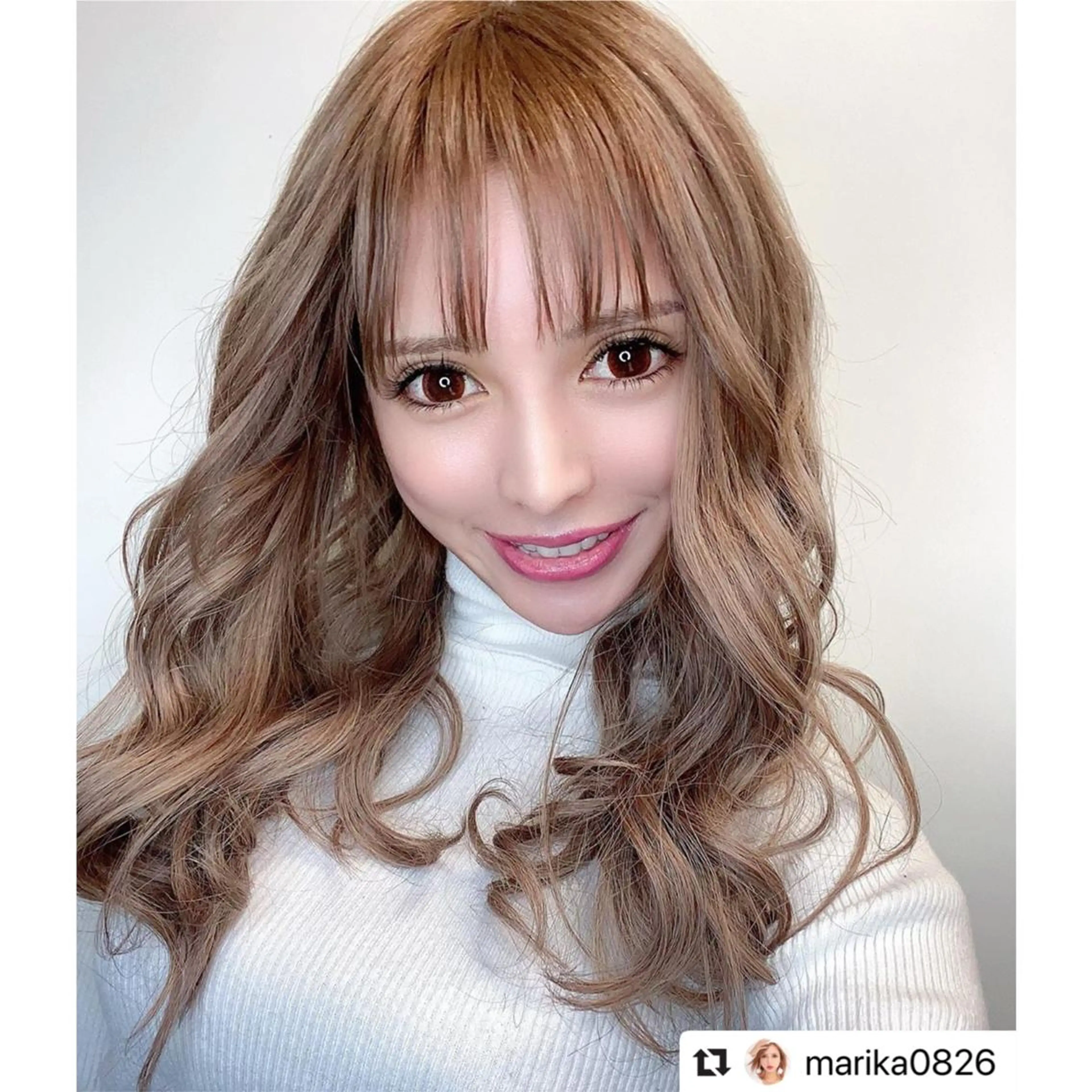 ⭐︎髪を傷めたくないお客様⭐︎白髪染めも可❤️艶リタッチカラー＋艶トリートメント＋メンテナンスカット❤️の写真