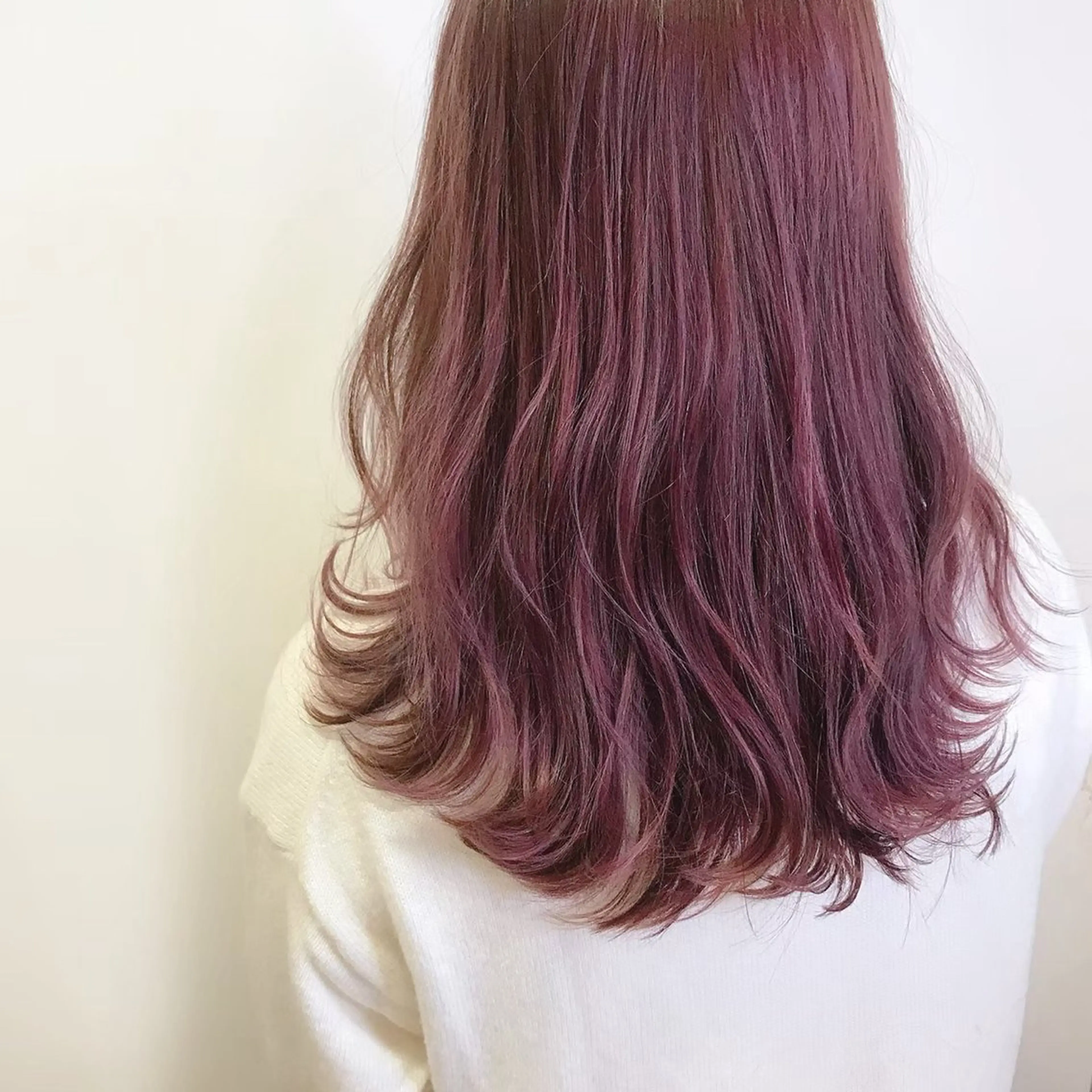 セミロング カラー 中田 姫歌のヘアスタイル