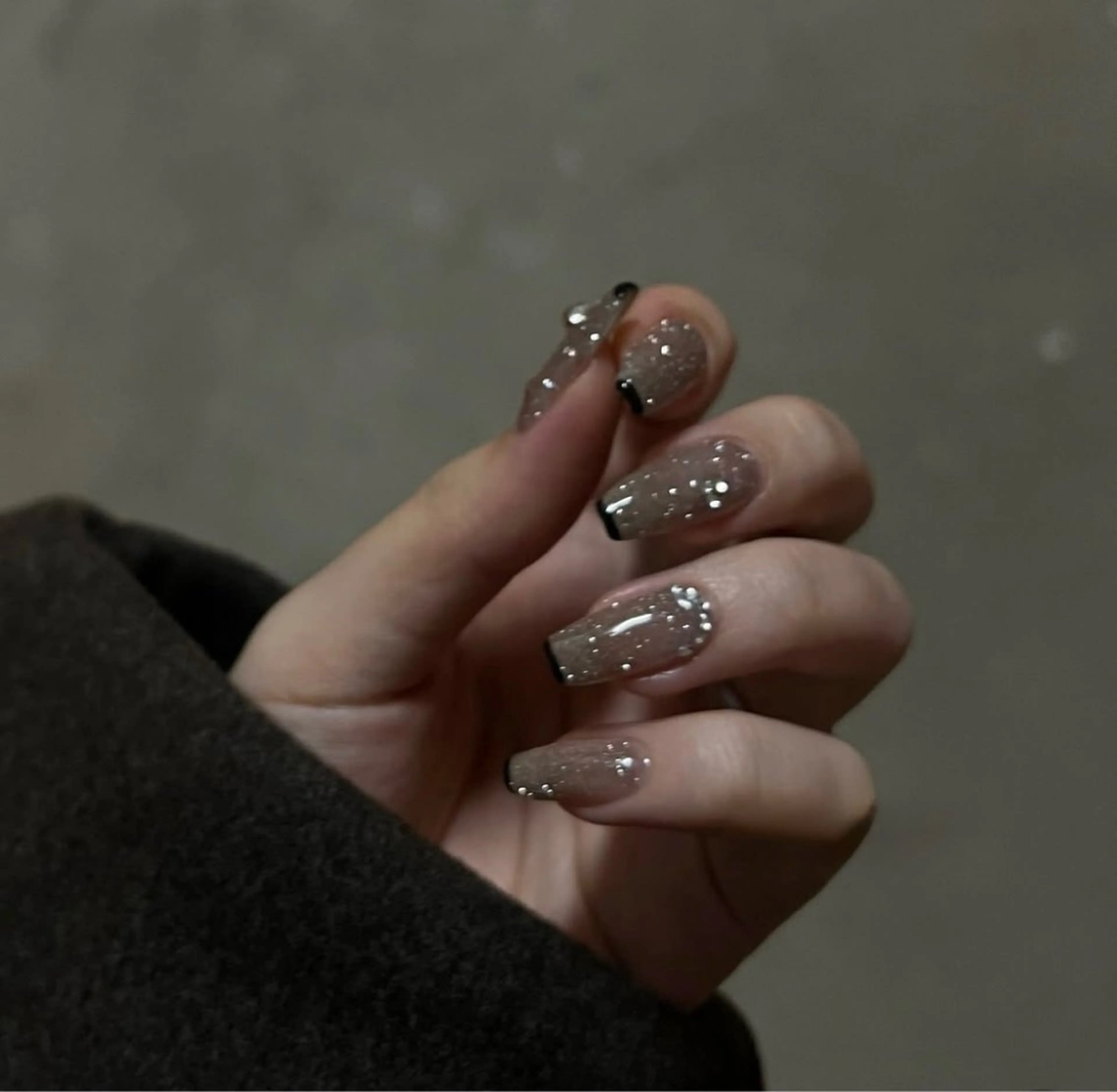 ネイル アートネイル オーロラネイル チークネイル 長さ出し フットネイル ハンドネイル Blossom nail_研修のネイルデザイン