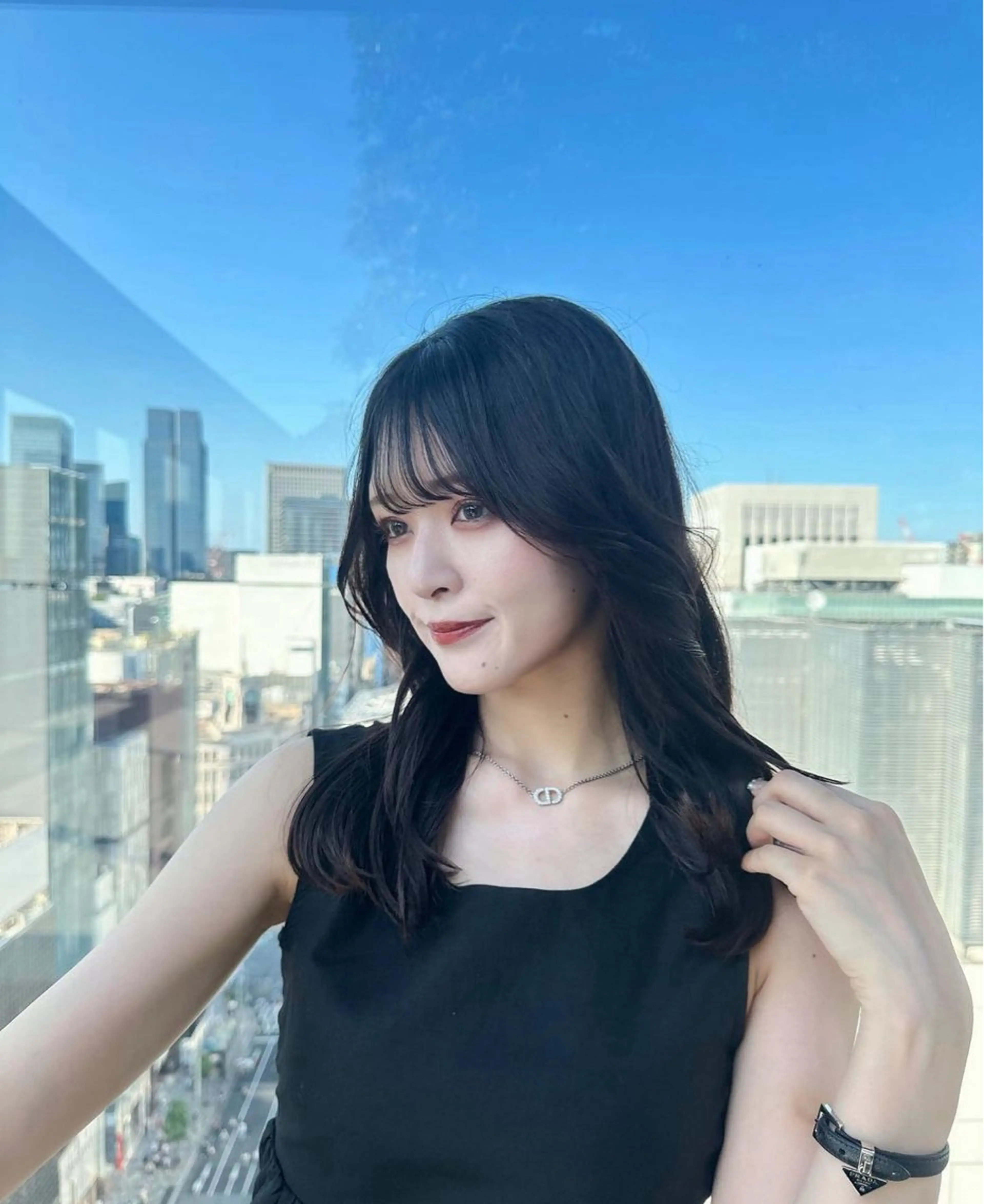 セミロング カラー COA GINZA 小野澤駿のヘアスタイル