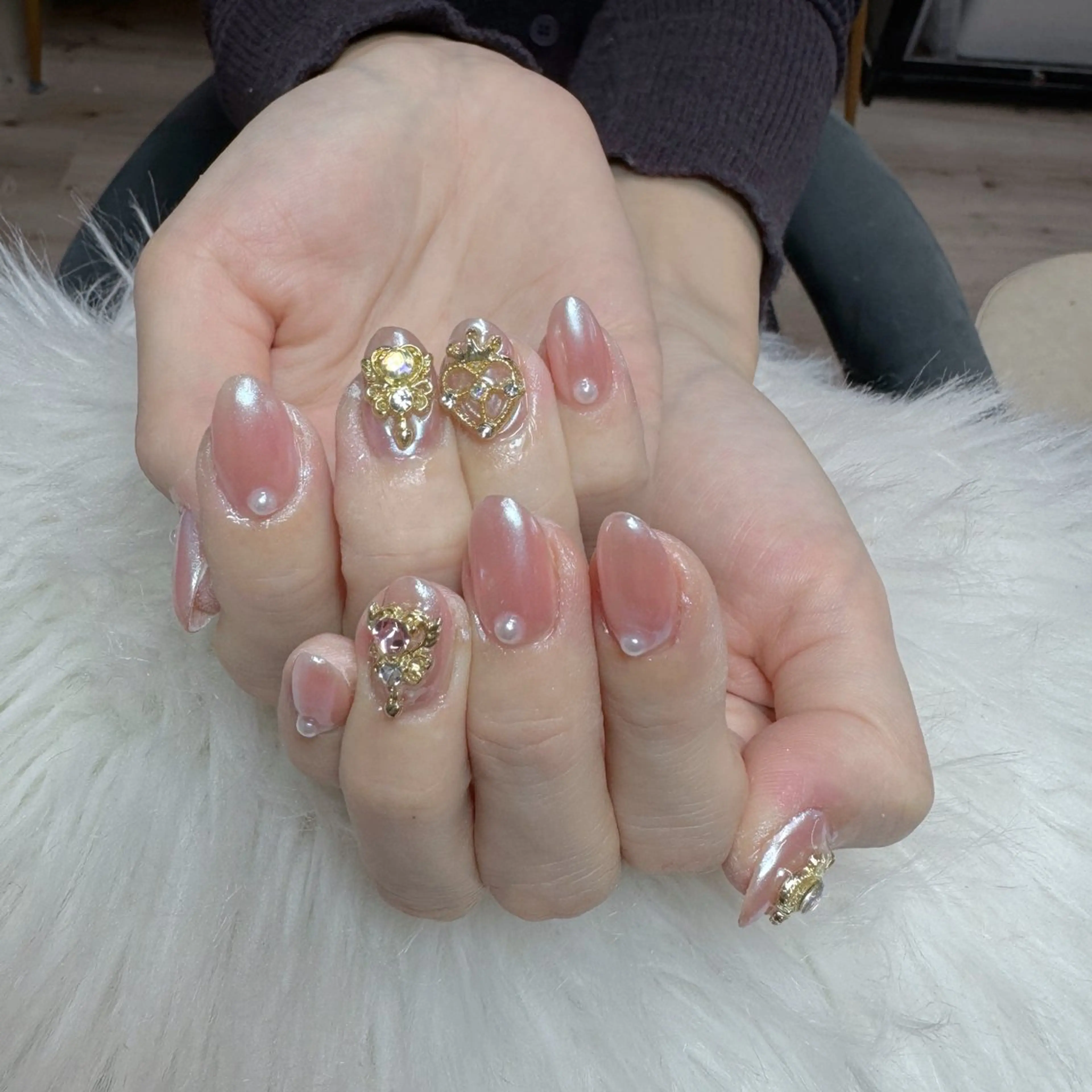 ネイル ハンドネイル 🧸yuki🍯 パラジェル取扱店🐝のネイルデザイン