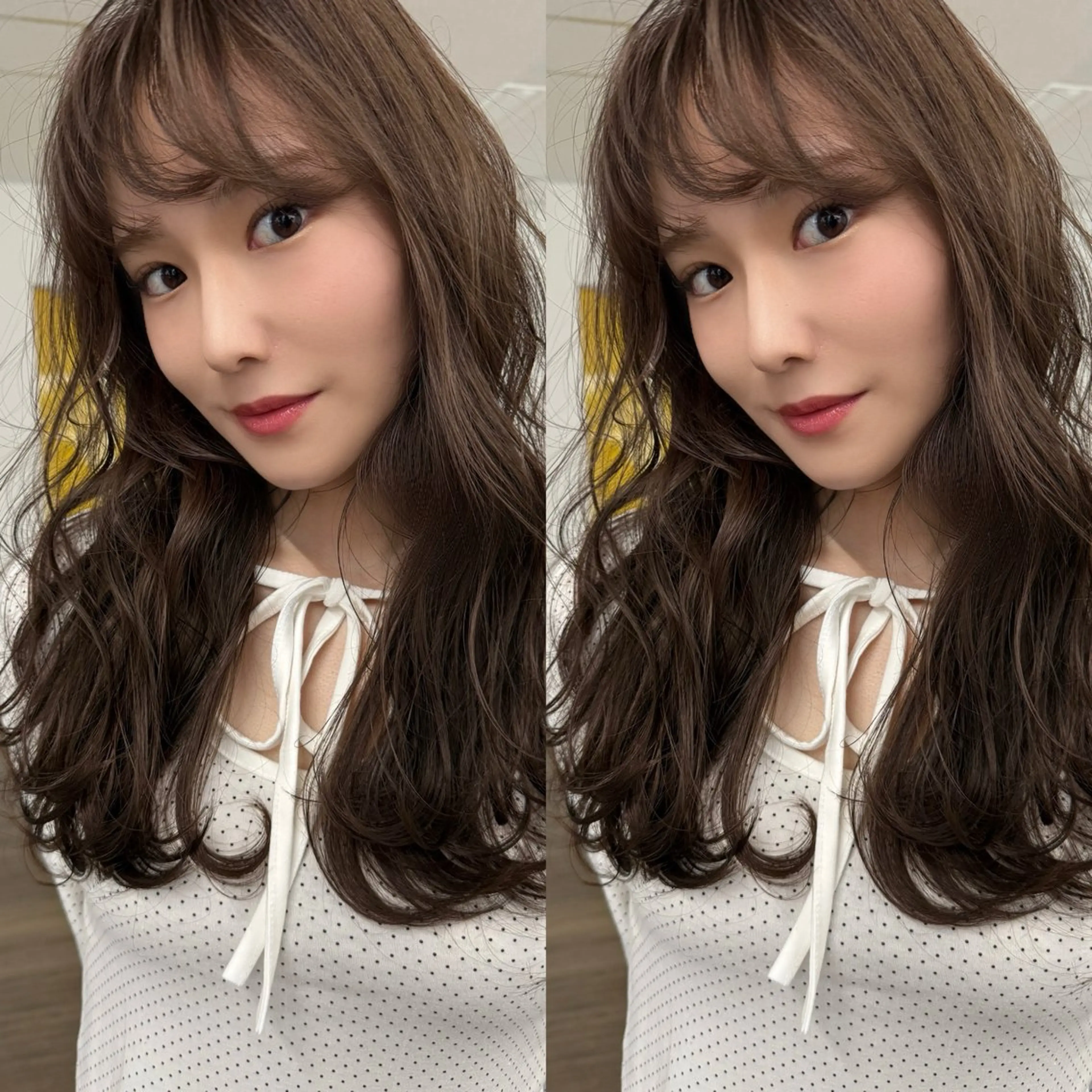 セミロング miri髪質改善 久留米/韓国のヘアスタイル