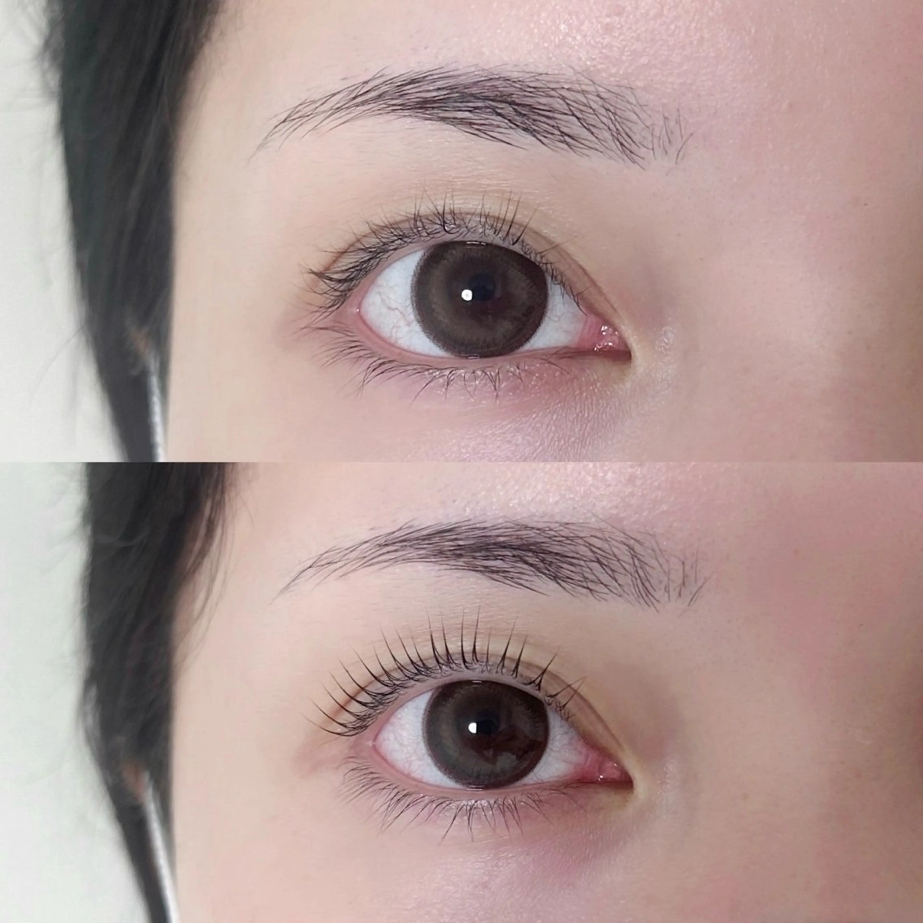 マツエク・マツパ 束感まつ毛 韓国風マツエク パリジェンヌラッシュリフト 一重×まつ毛パーマ A アイブロウ33大名店の眉毛・アイブロウイメージ