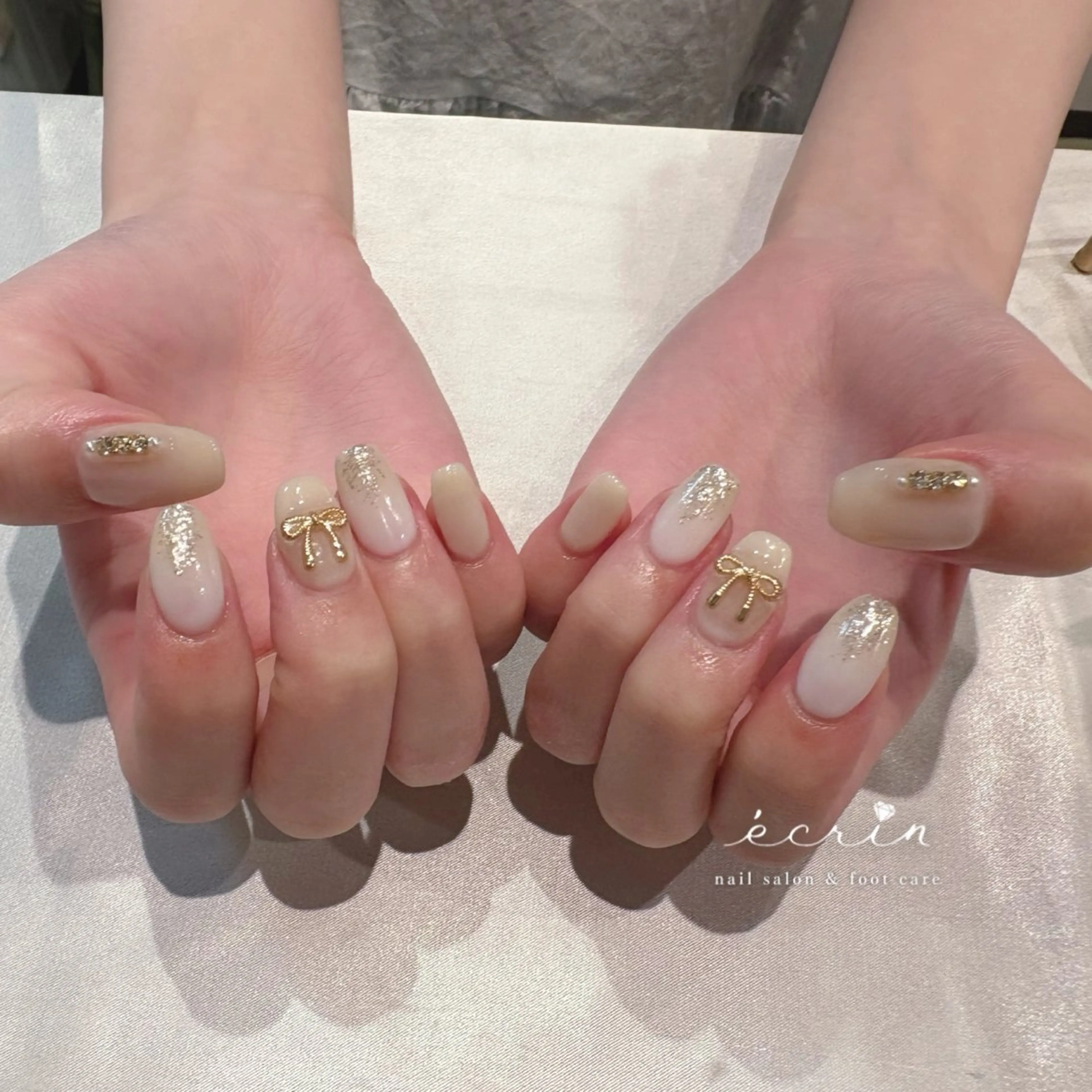 ネイル シンプルネイル ecrin エクラン Haruka🌼のネイルデザイン