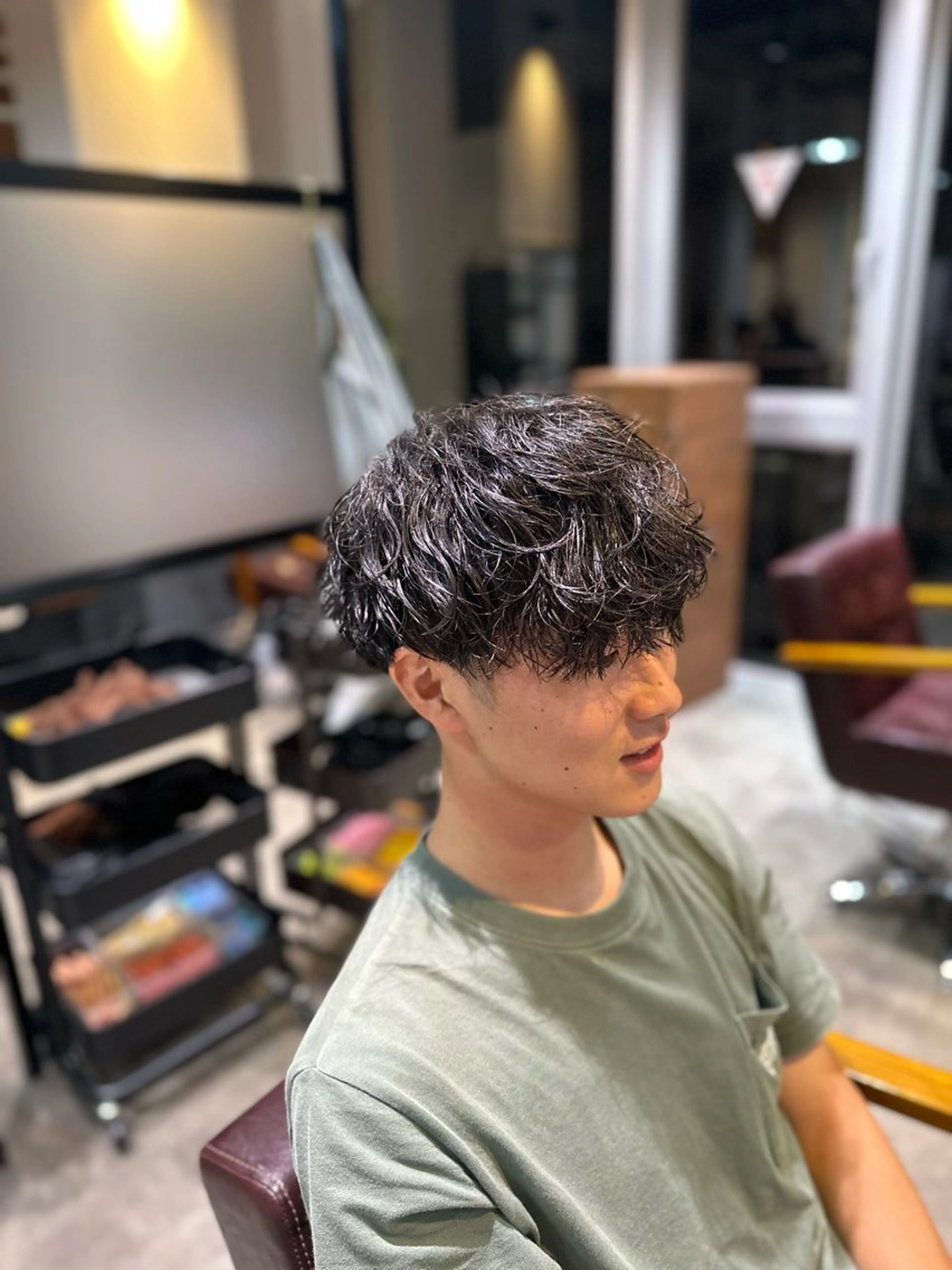 パーマ メンズ メンズパーマ 波巻きパーマ カット パーマ 三井淳平 /メンズパーマのヘアスタイル