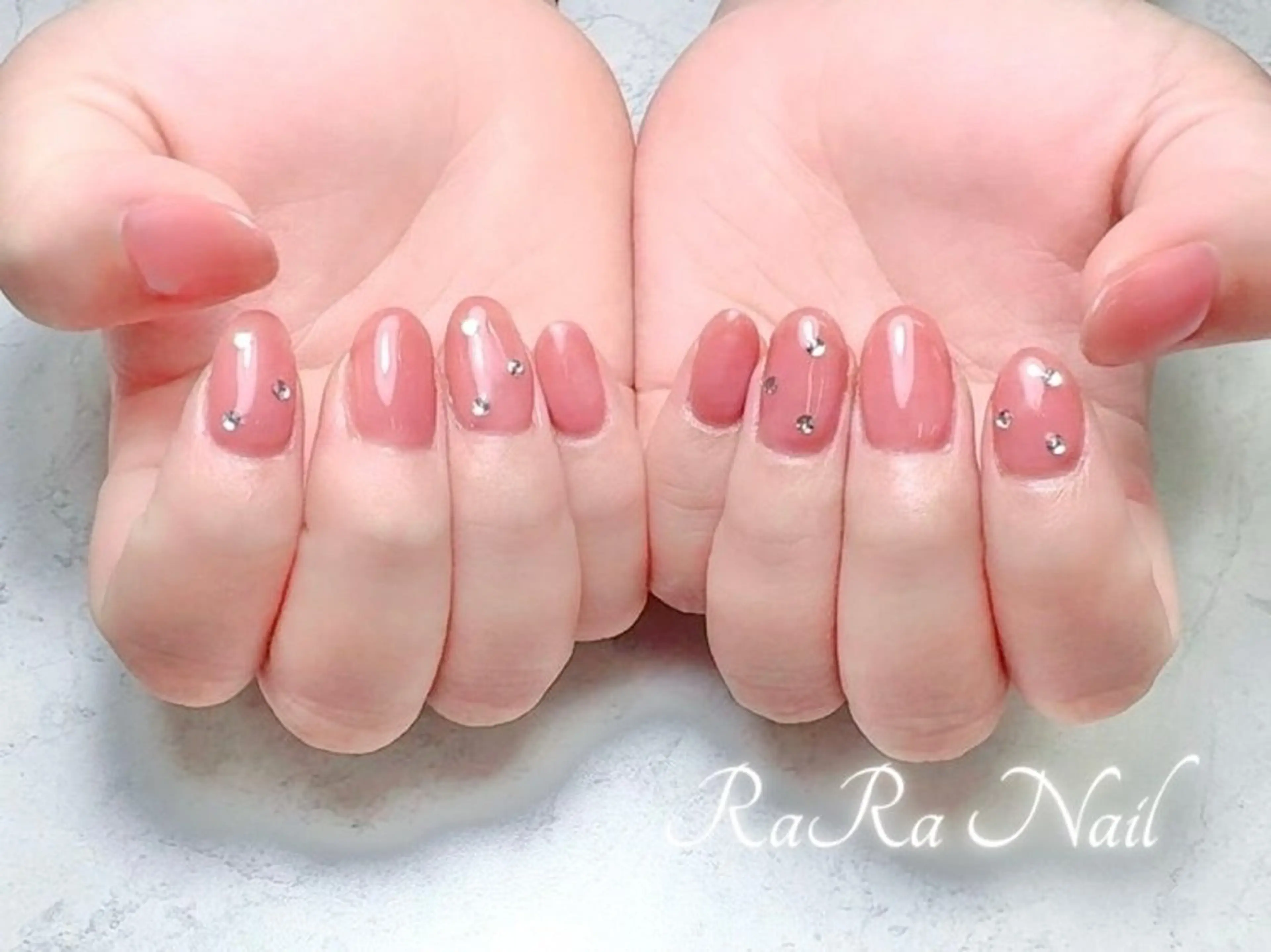 🎀hand🎀ちゅるん♡ワンカラー♡オフ有りの写真