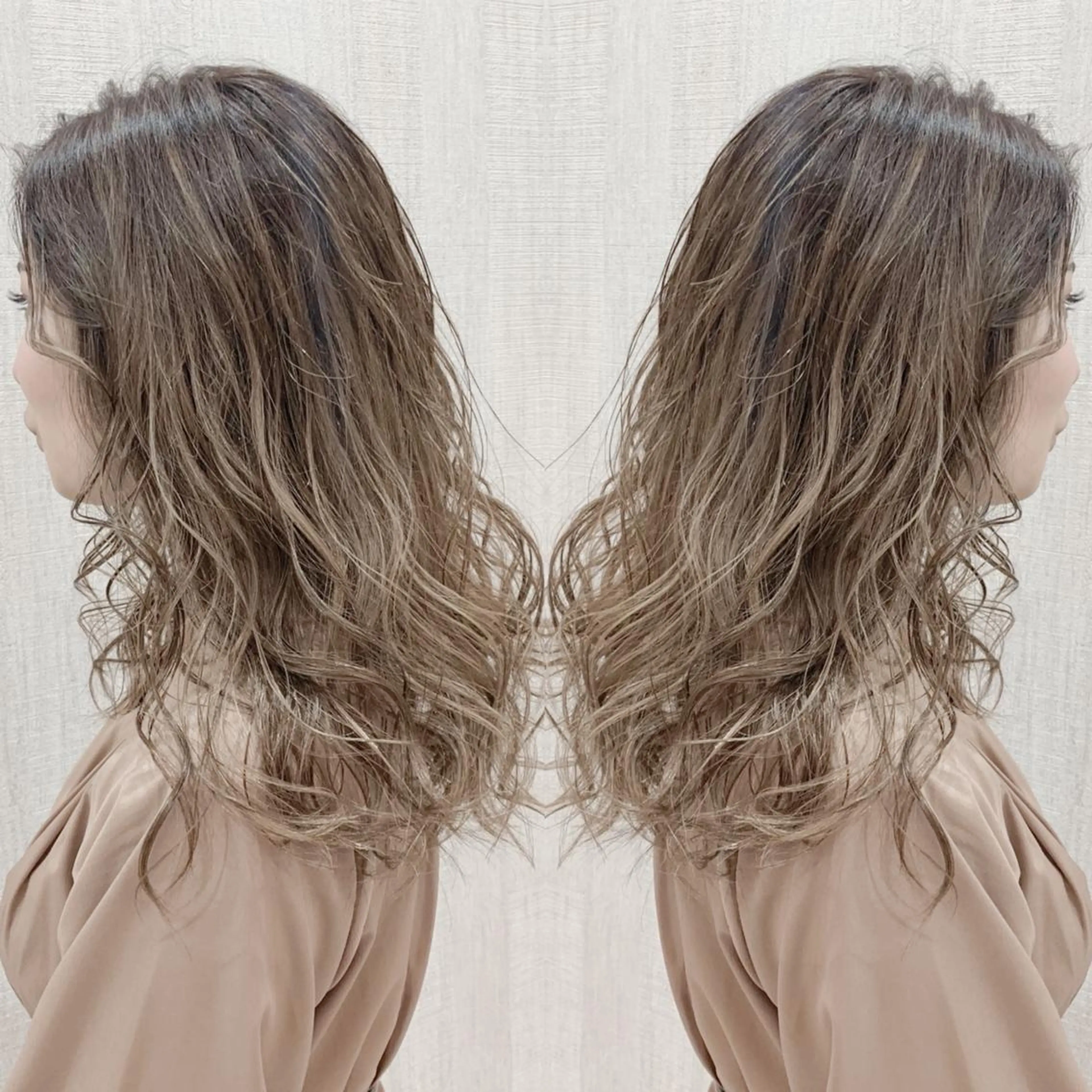 ロング カラー 店長✨レイヤー✖️ 髪質改善✖️韓国ヘアのヘアスタイル