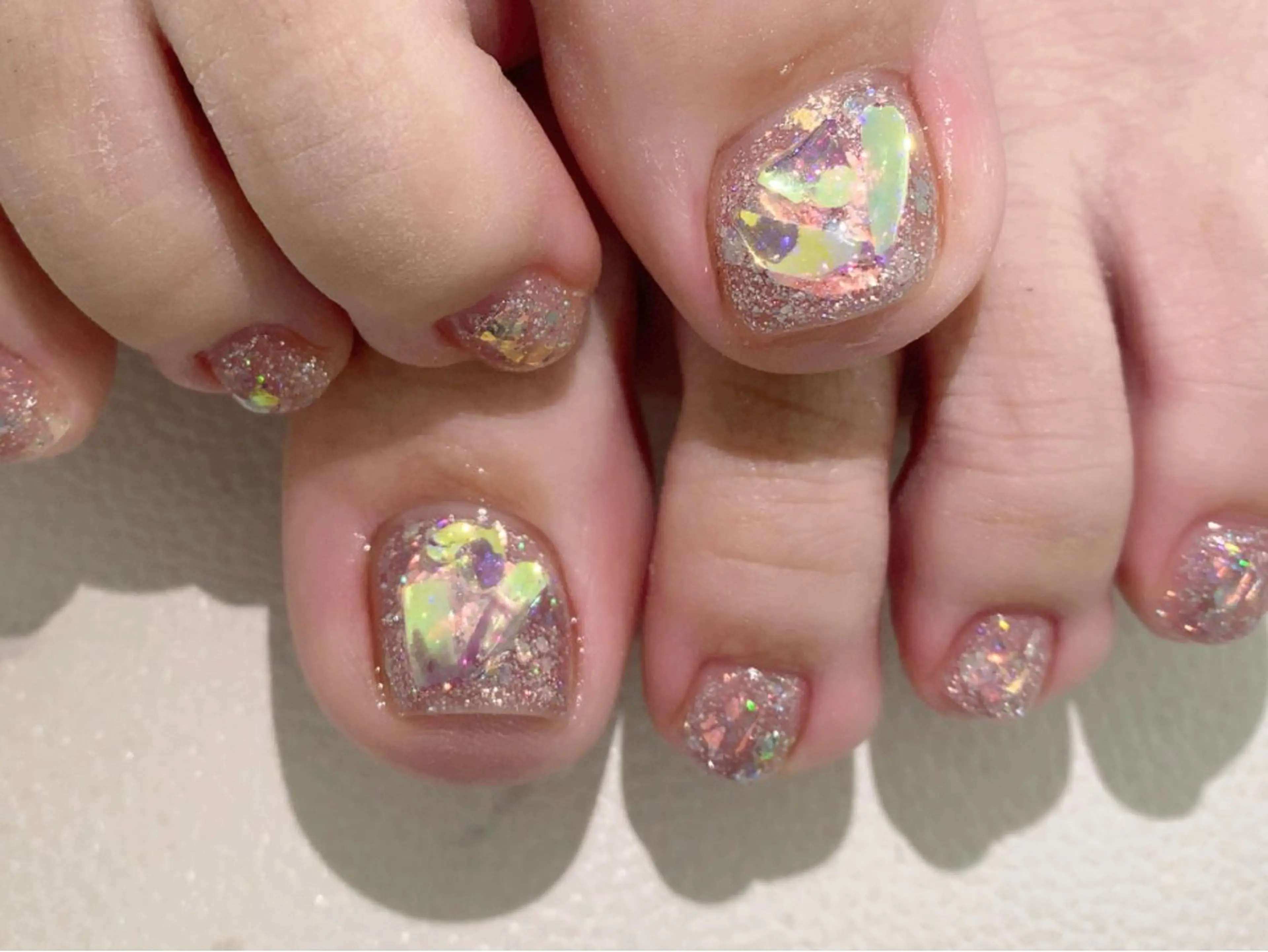 ネイル フットネイル 持ち込み reyel Aのネイルデザイン