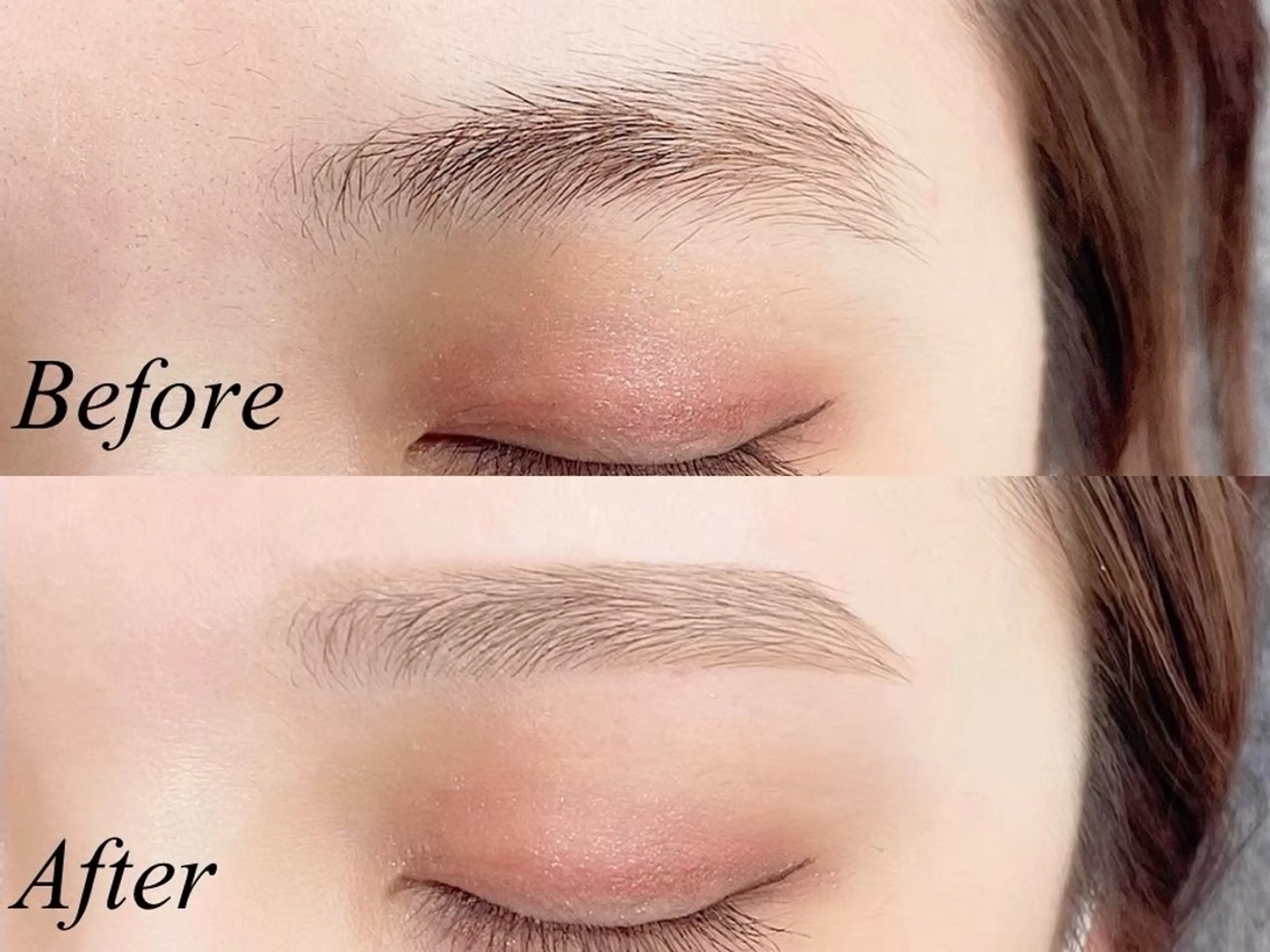 学割U24🎓《ナチュラル眉🌱》美眉アイブロウWAX＋間引き (メイク込) ¥4700の写真