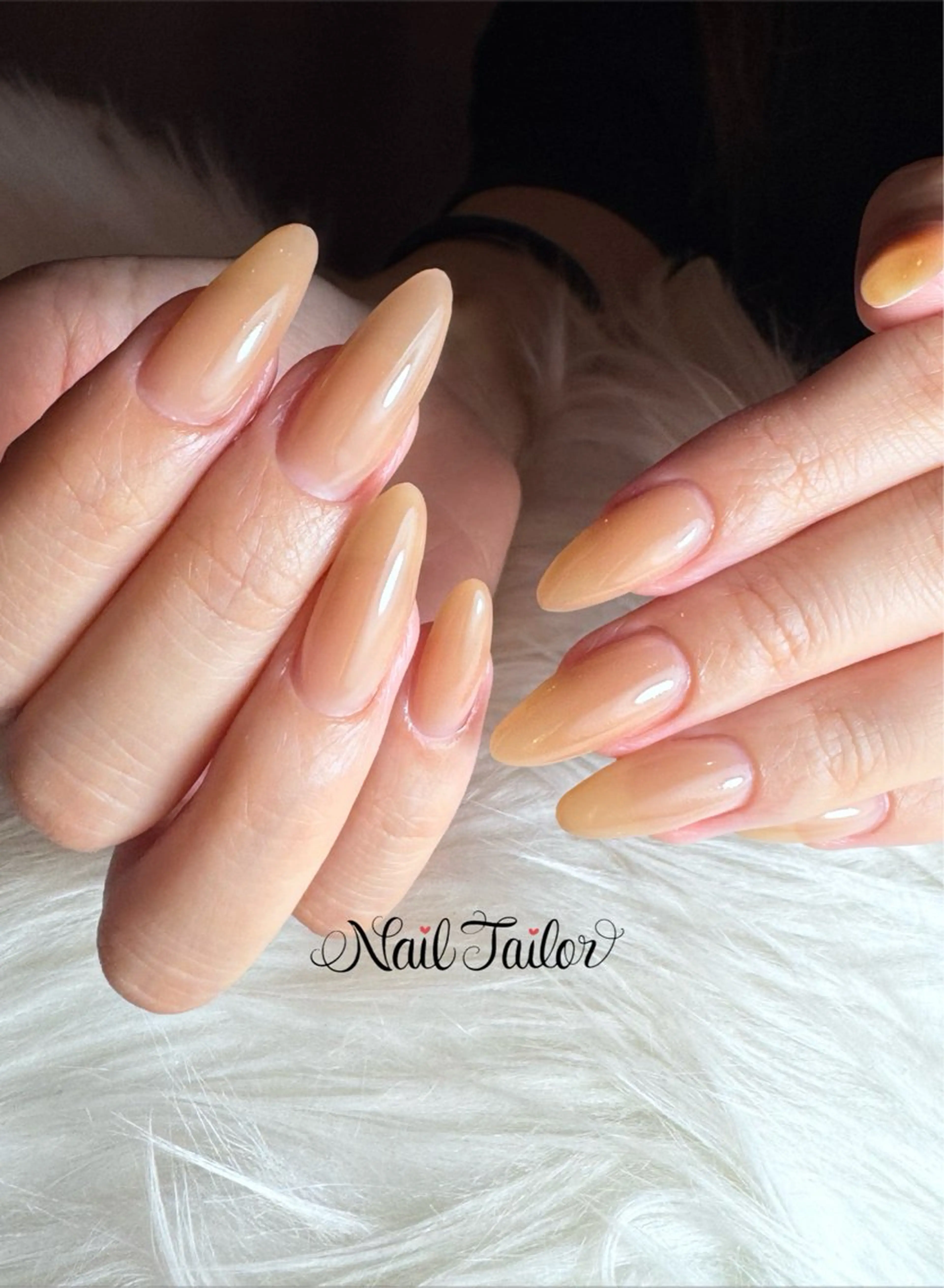 ネイル ロングネイル ワンカラーネイル ハンドネイル NailTailor ネイルテイラーのネイルデザイン