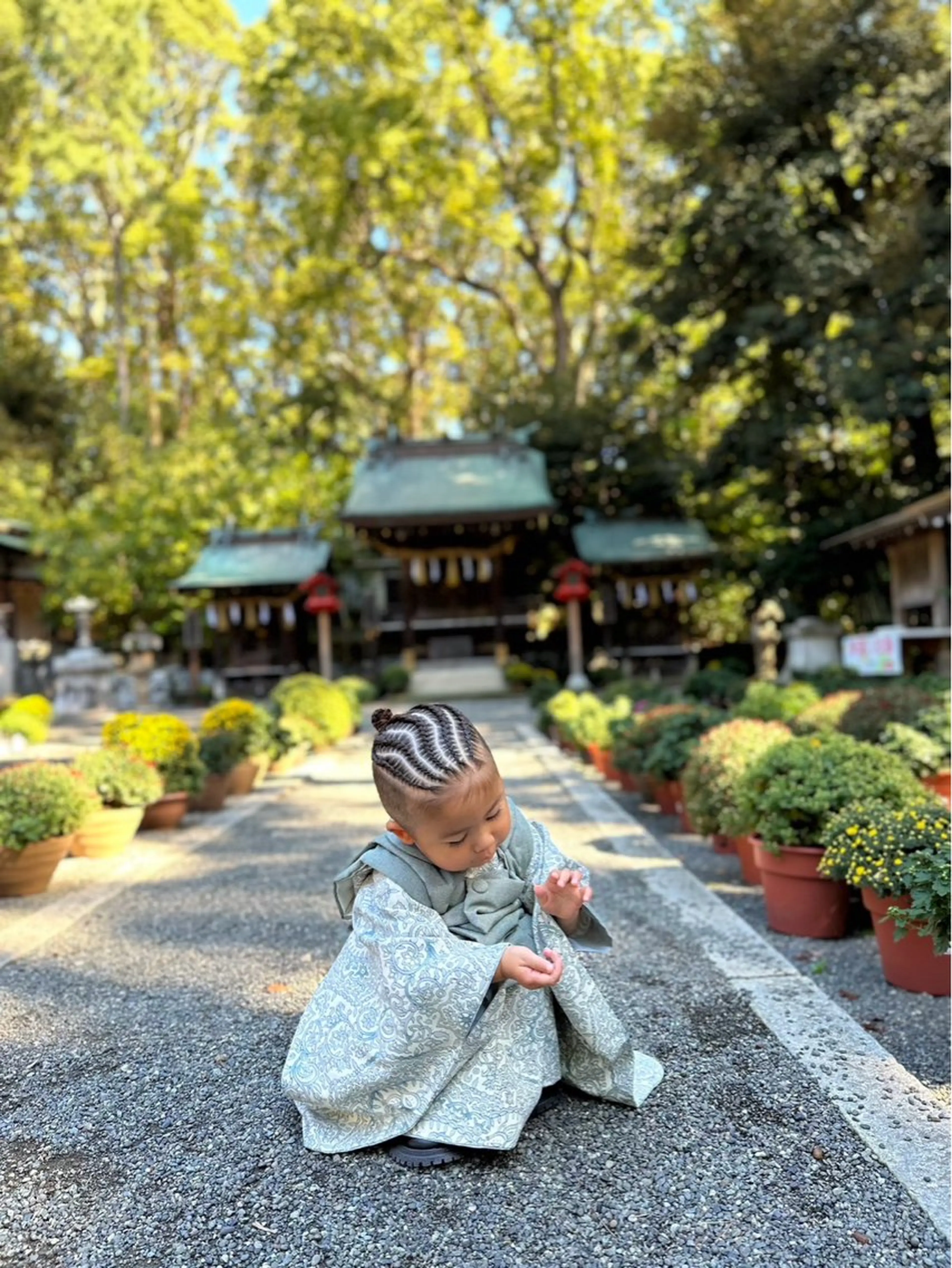 【ツーブロックコーンロウ4本​〜​】キッズ価格の写真