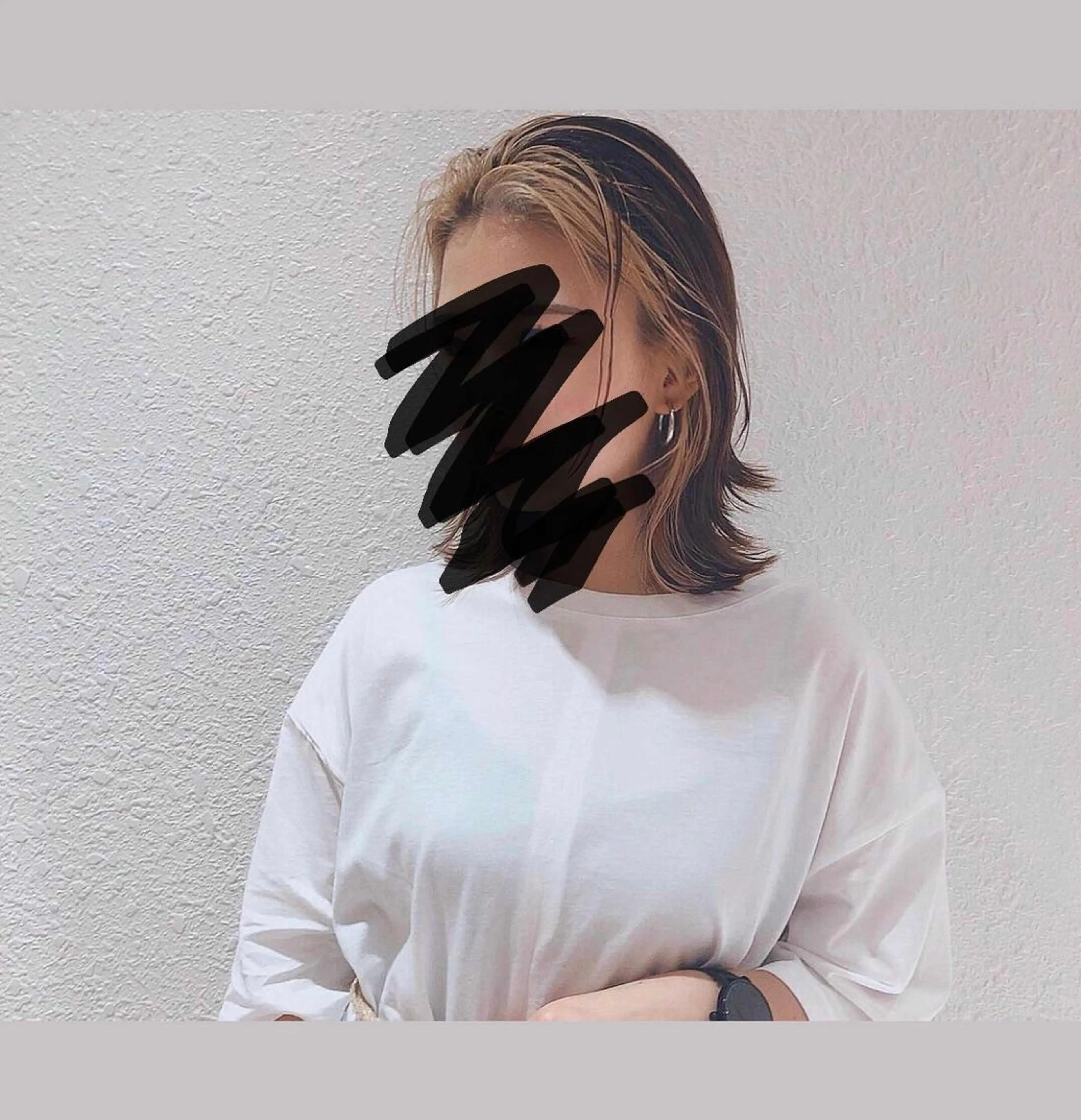 カラー 渡邊 唯のヘアスタイル