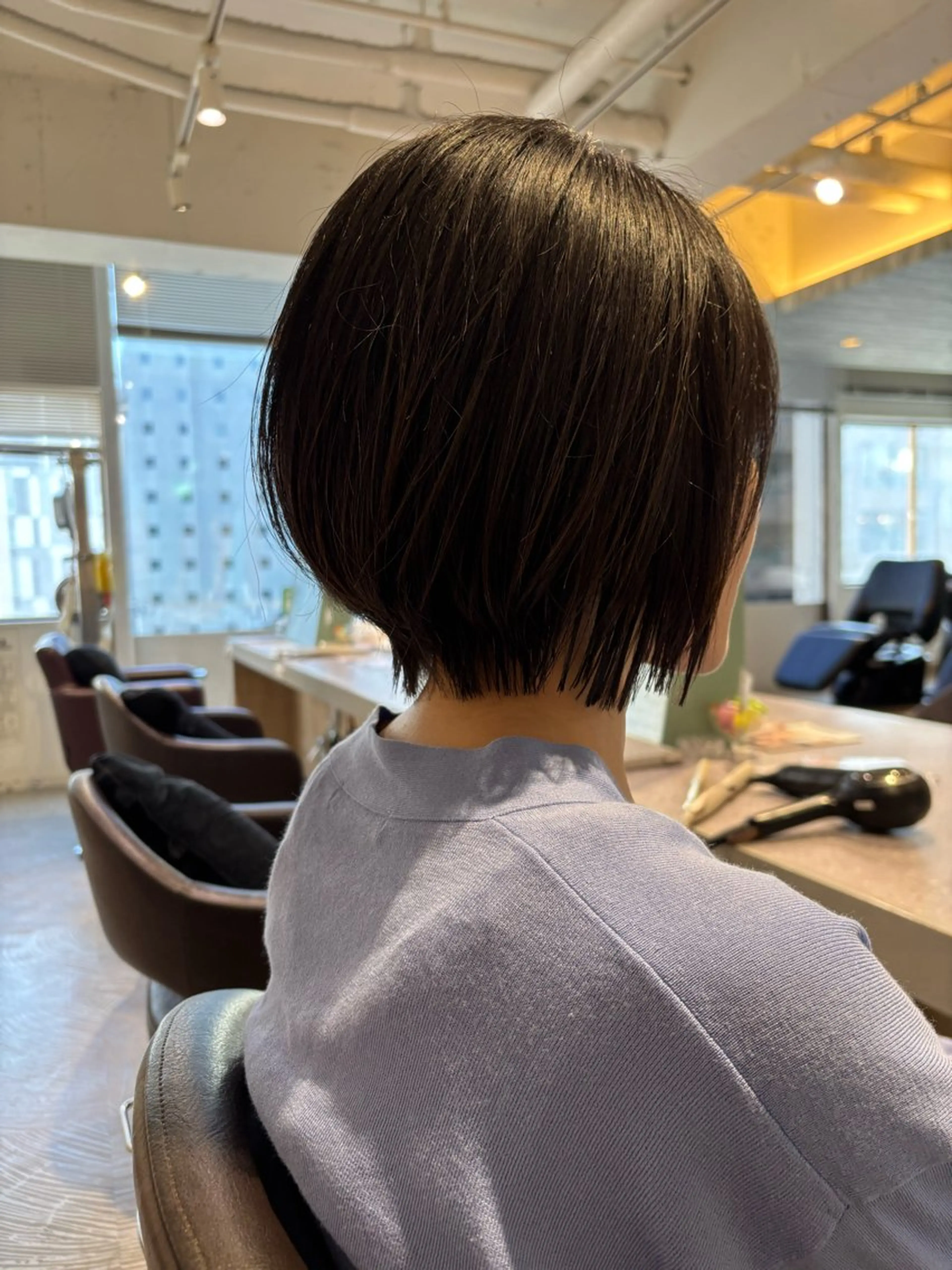 ショート ショートボブ ボブ ショートヘア ボブ/レイヤー/丸み ショート/遠藤龍雅のヘアスタイル