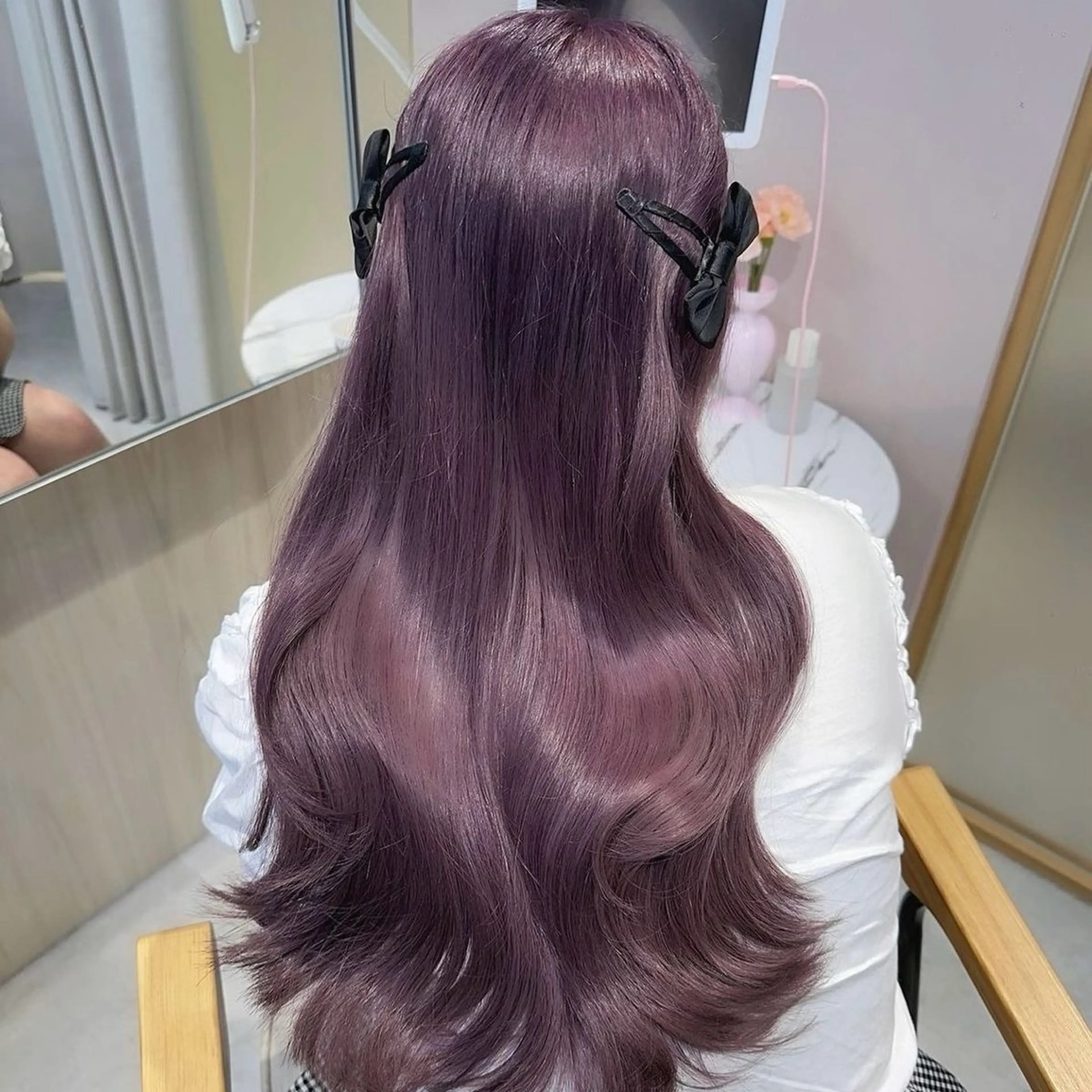 ロング ヘアカラー ハイトーン✨ 縮毛矯正💎/あいりのヘアスタイル