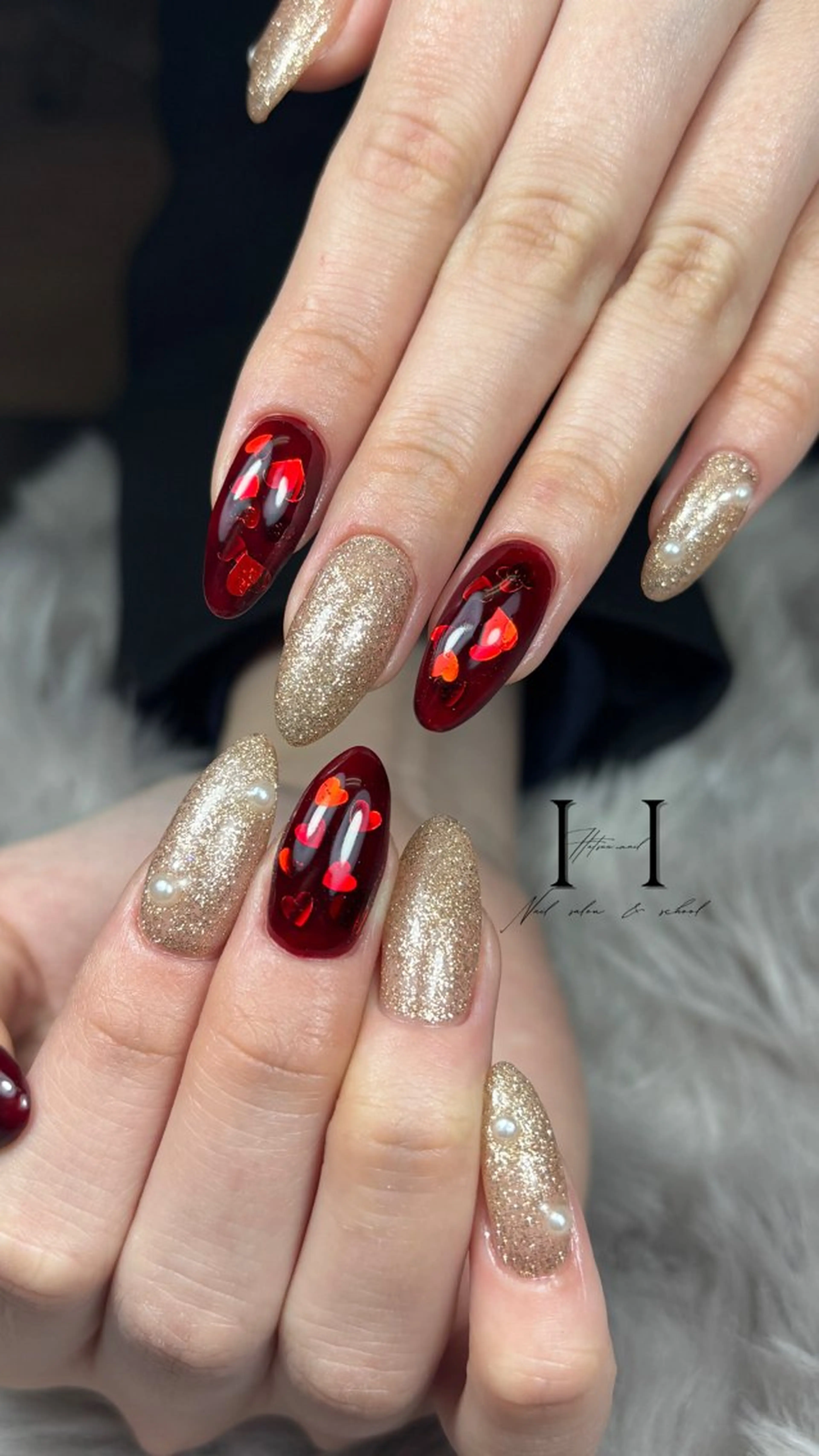 ネイル バレンタイン HatsuuNail salonアリスのネイルデザイン