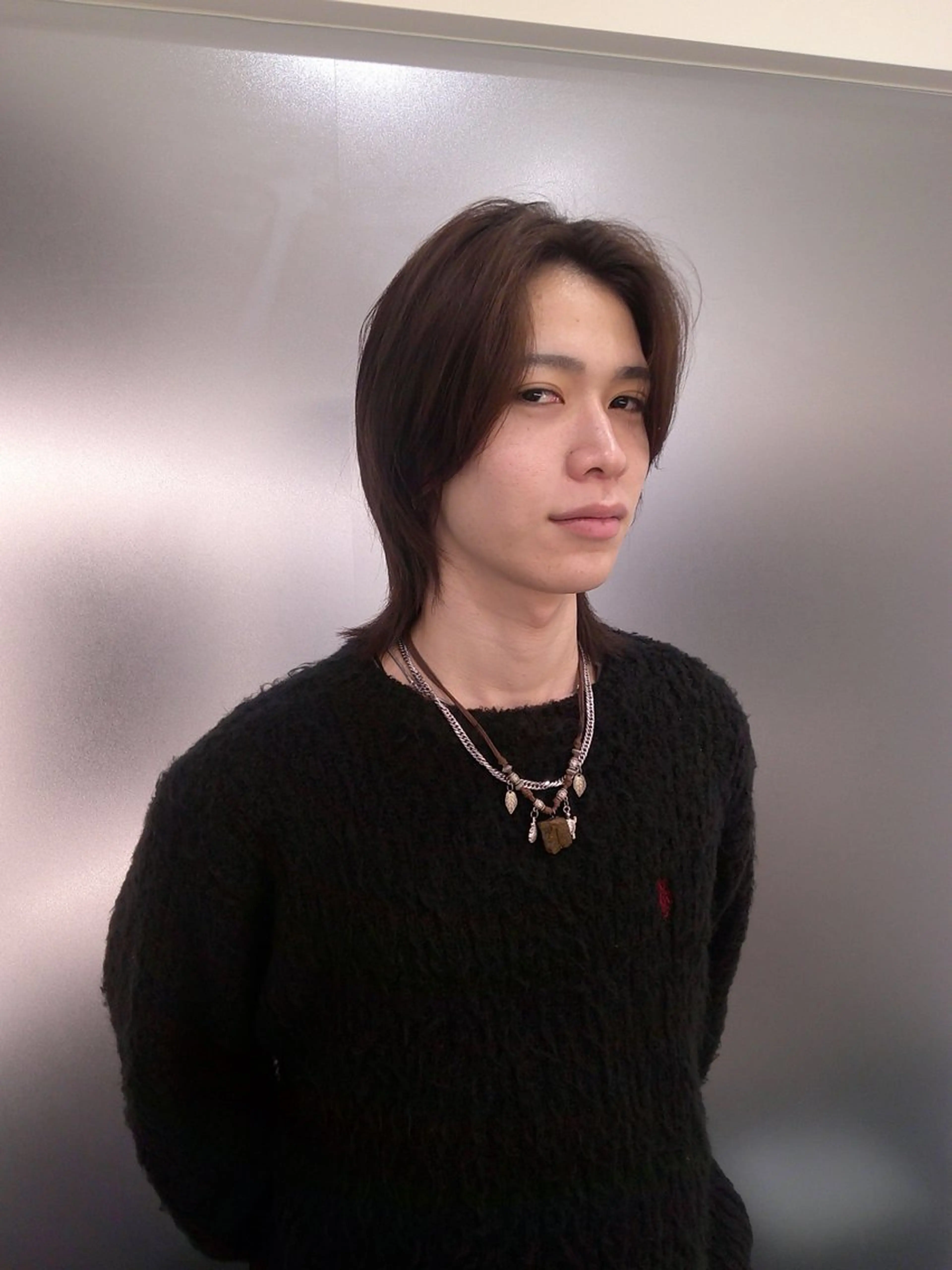 ミディアム イシカワ シオリのヘアスタイル