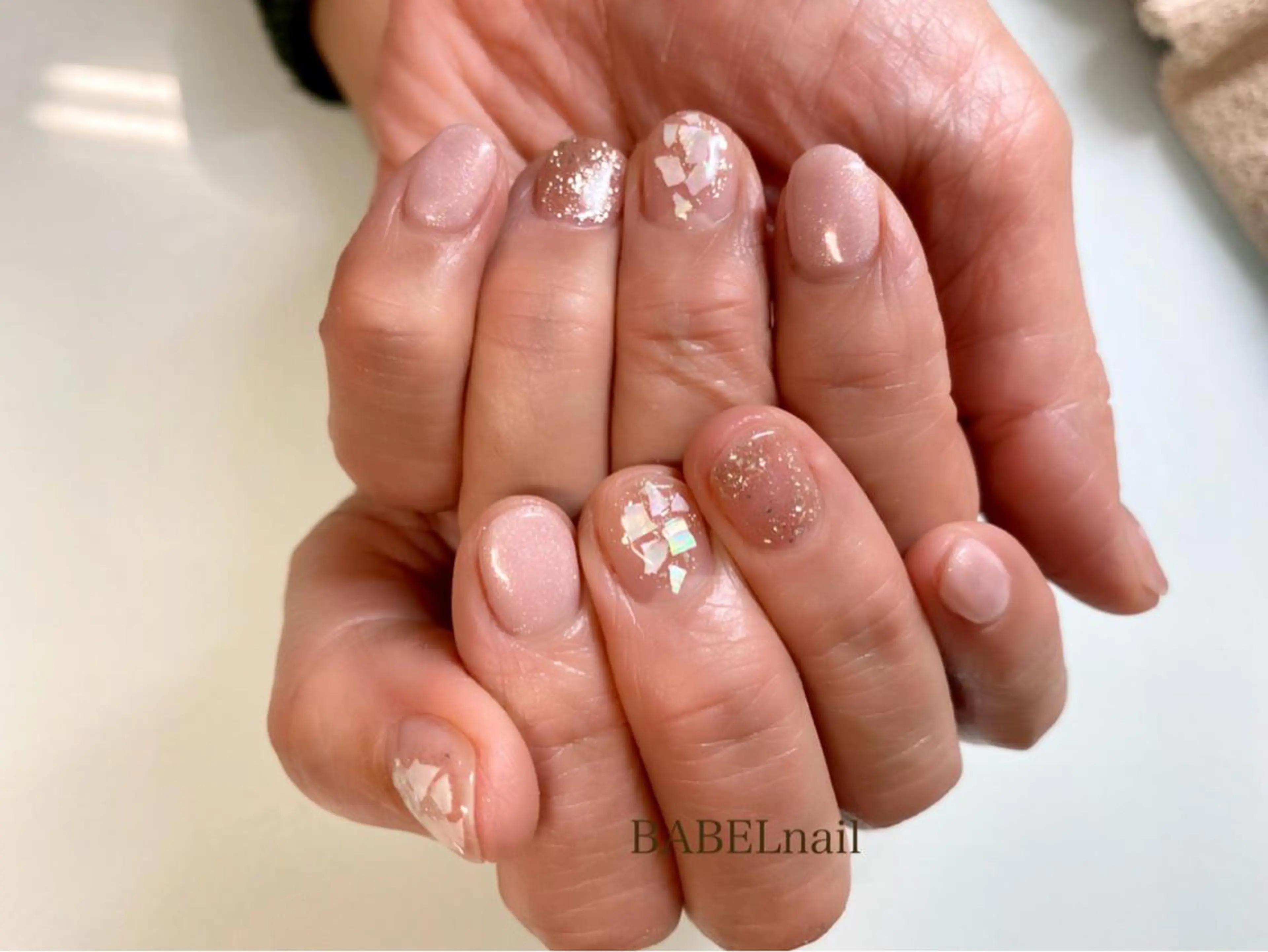 ネイル BABELバベル所属・江戸川橋✨BABEL 【バベル】大人可愛いのネイルデザイン