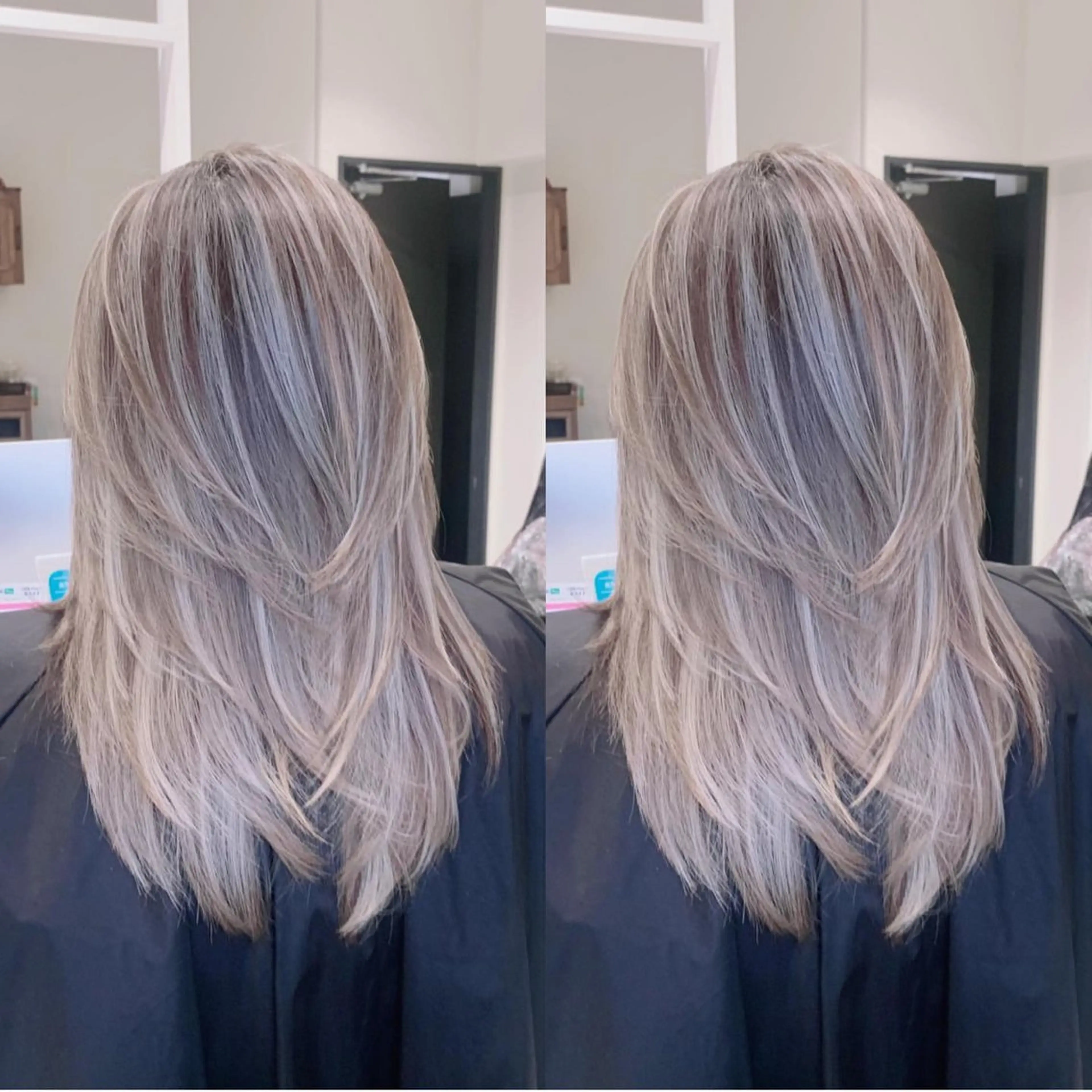 ロング カラー ブリーチ ケアブリーチ ヘアカラー 福西 洋斗のヘアスタイル