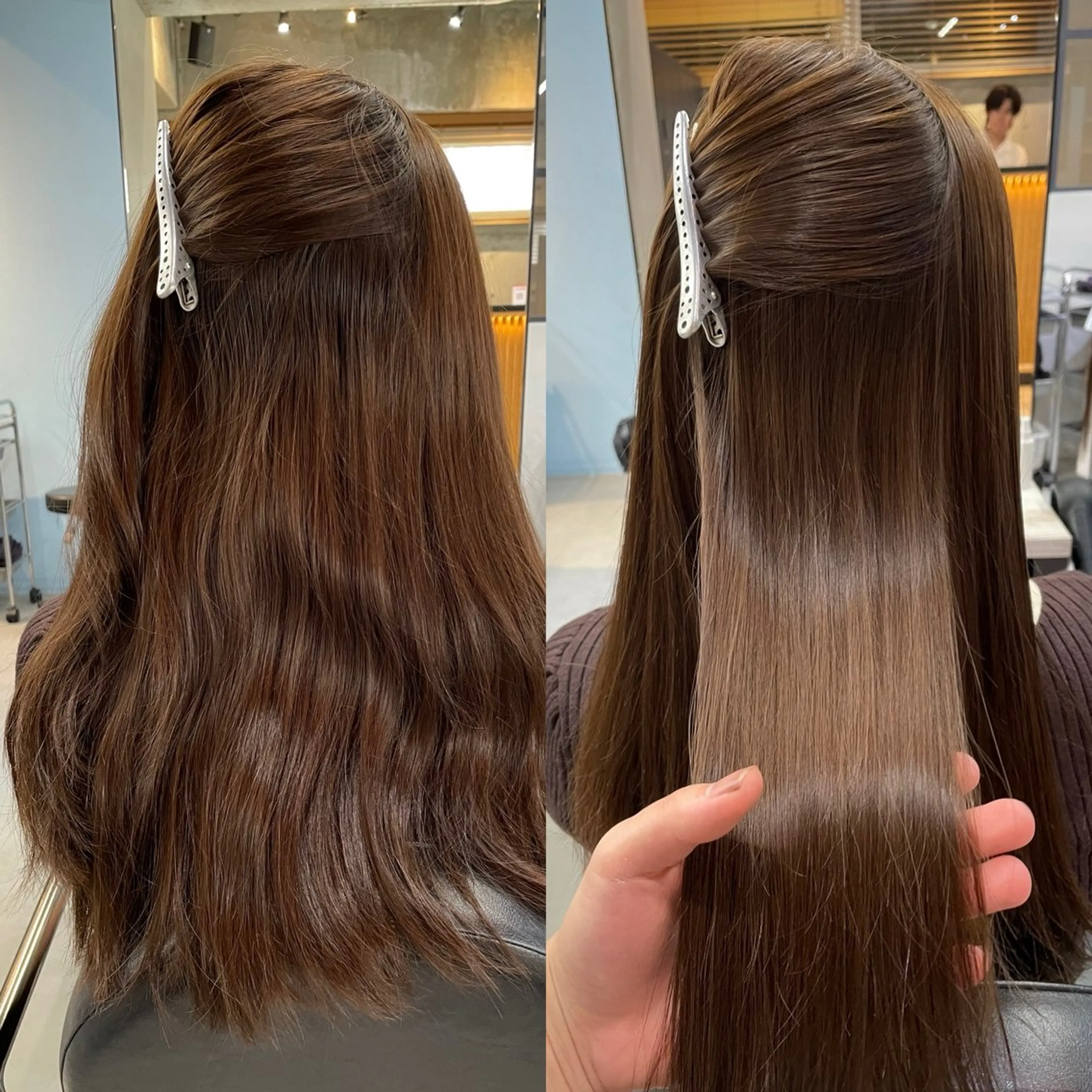 ロング 髪質改善 縮毛矯正 カット ヘアカラー 縮毛矯正 トリートメント 髪質改善×似合わせの スペシャリストのヘアスタイル