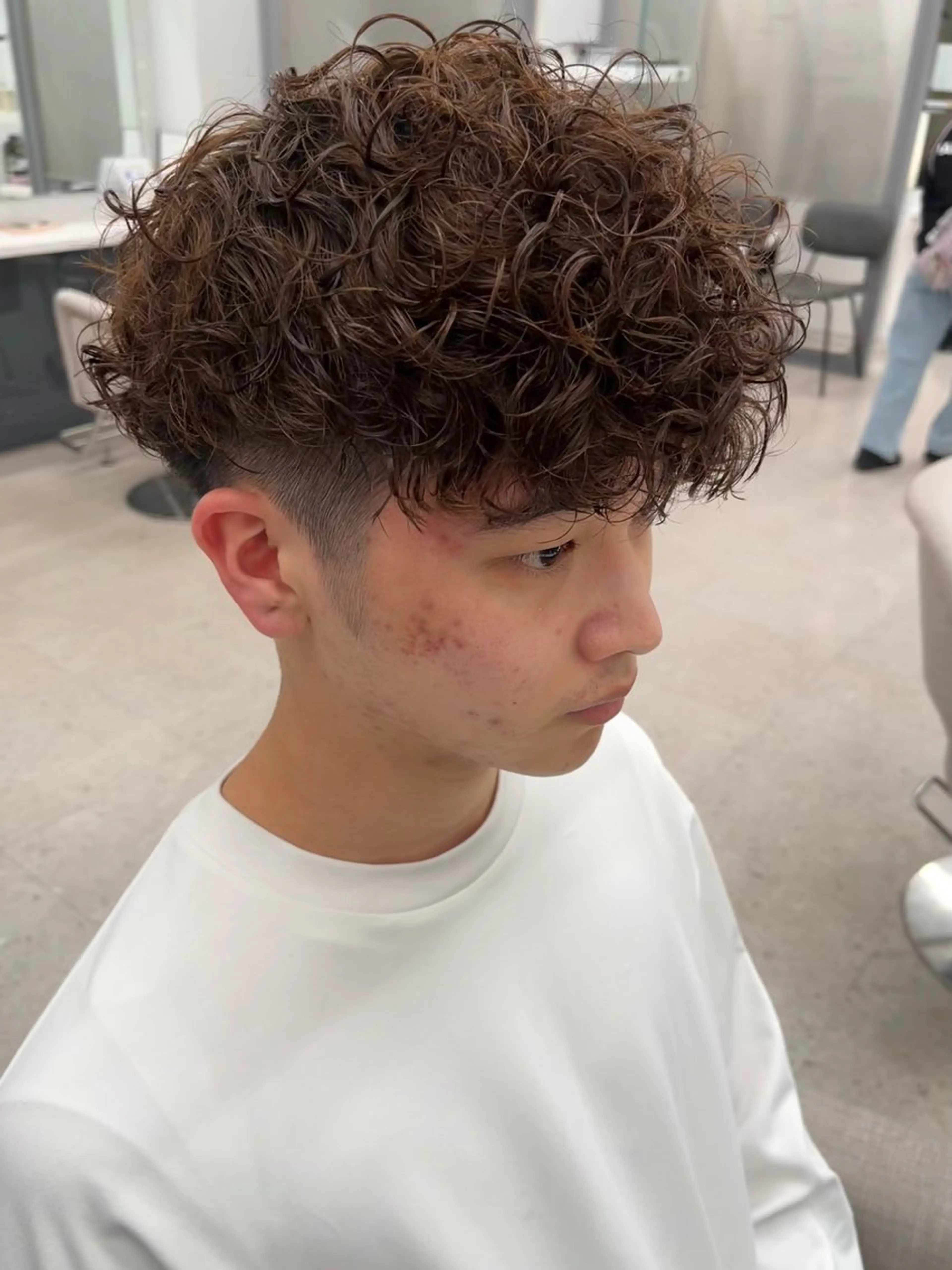 パーマ メンズ カット パーマ 🍐シャドウパーマ メンズ特化/守岡🍐のヘアスタイル