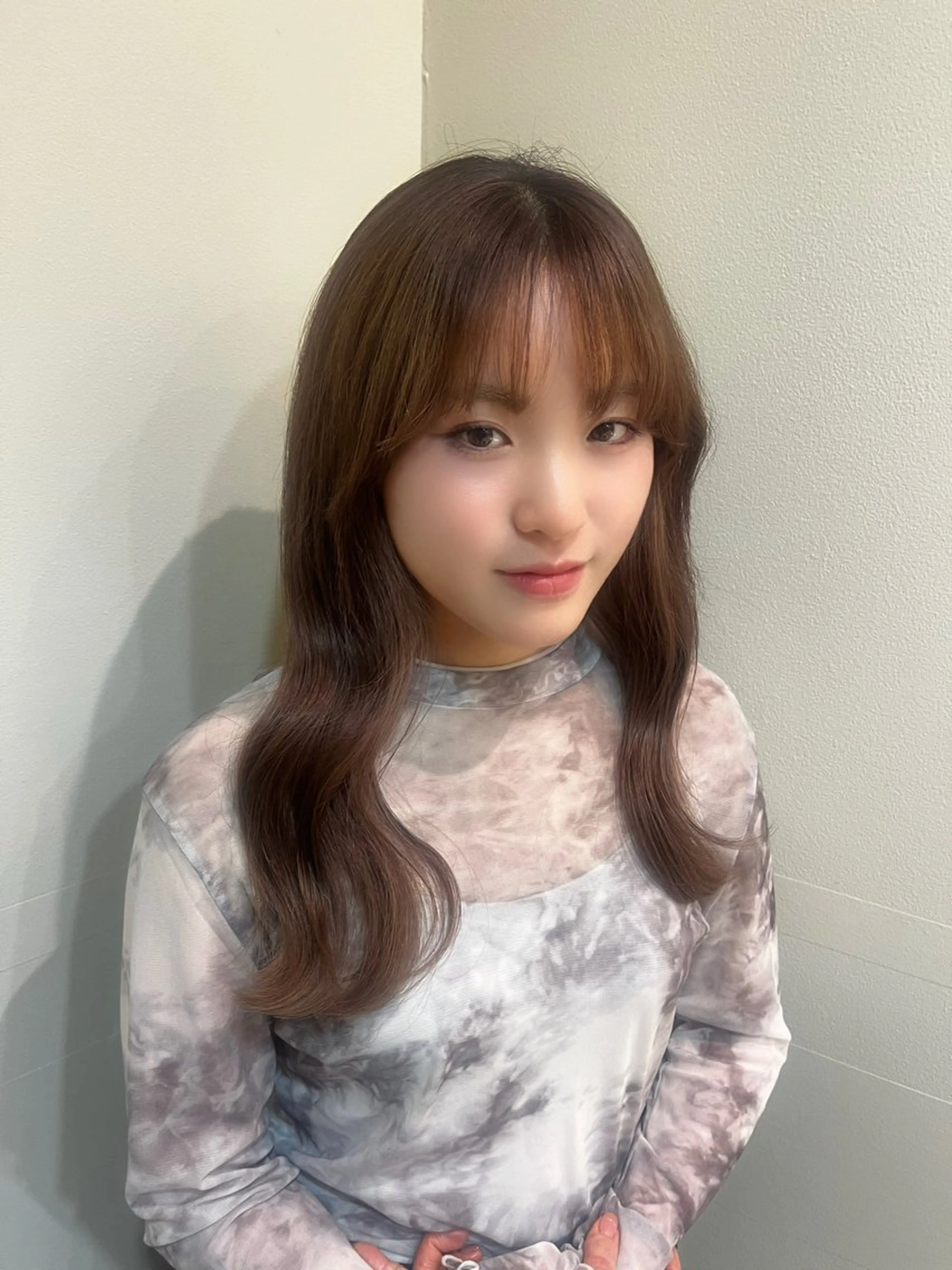 ロング レイヤーカット The B/ オガワラナのヘアスタイル