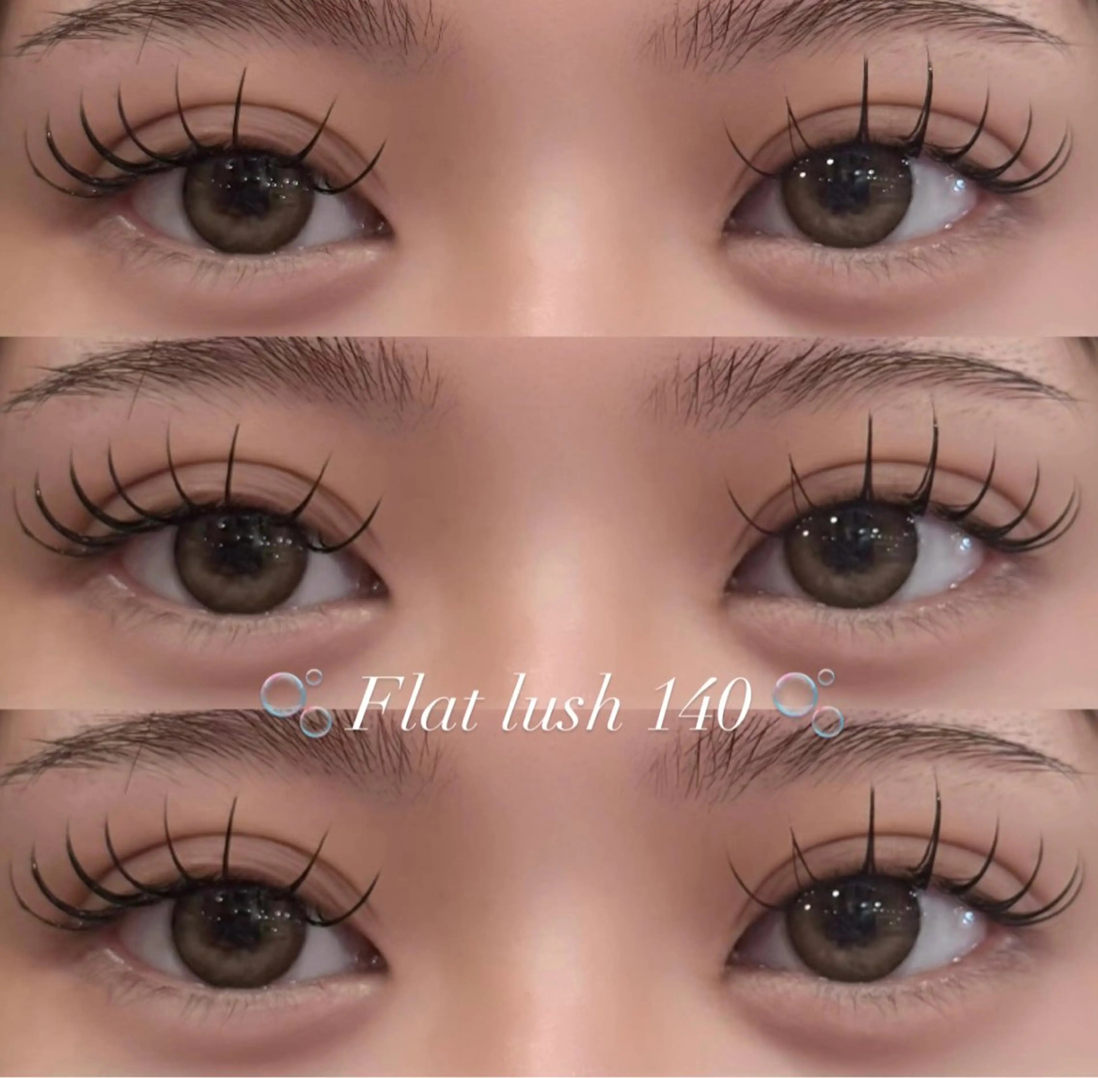 マツエク・マツパ フラットラッシュ OLIVIA GINZA高畠のマツエク・マツパデザイン