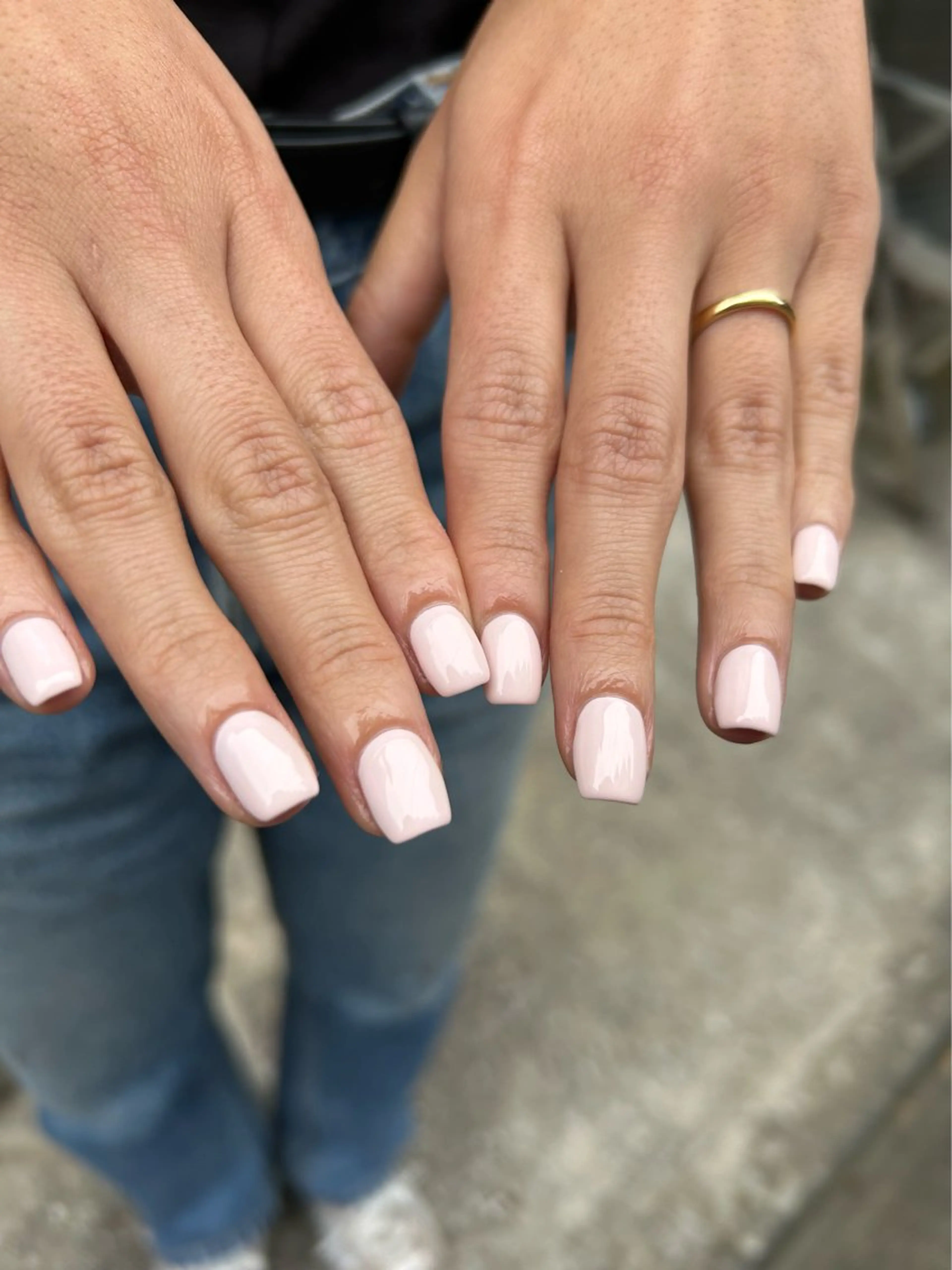 ネイル ワンカラーネイル Yumi シンプルネイルのネイルデザイン