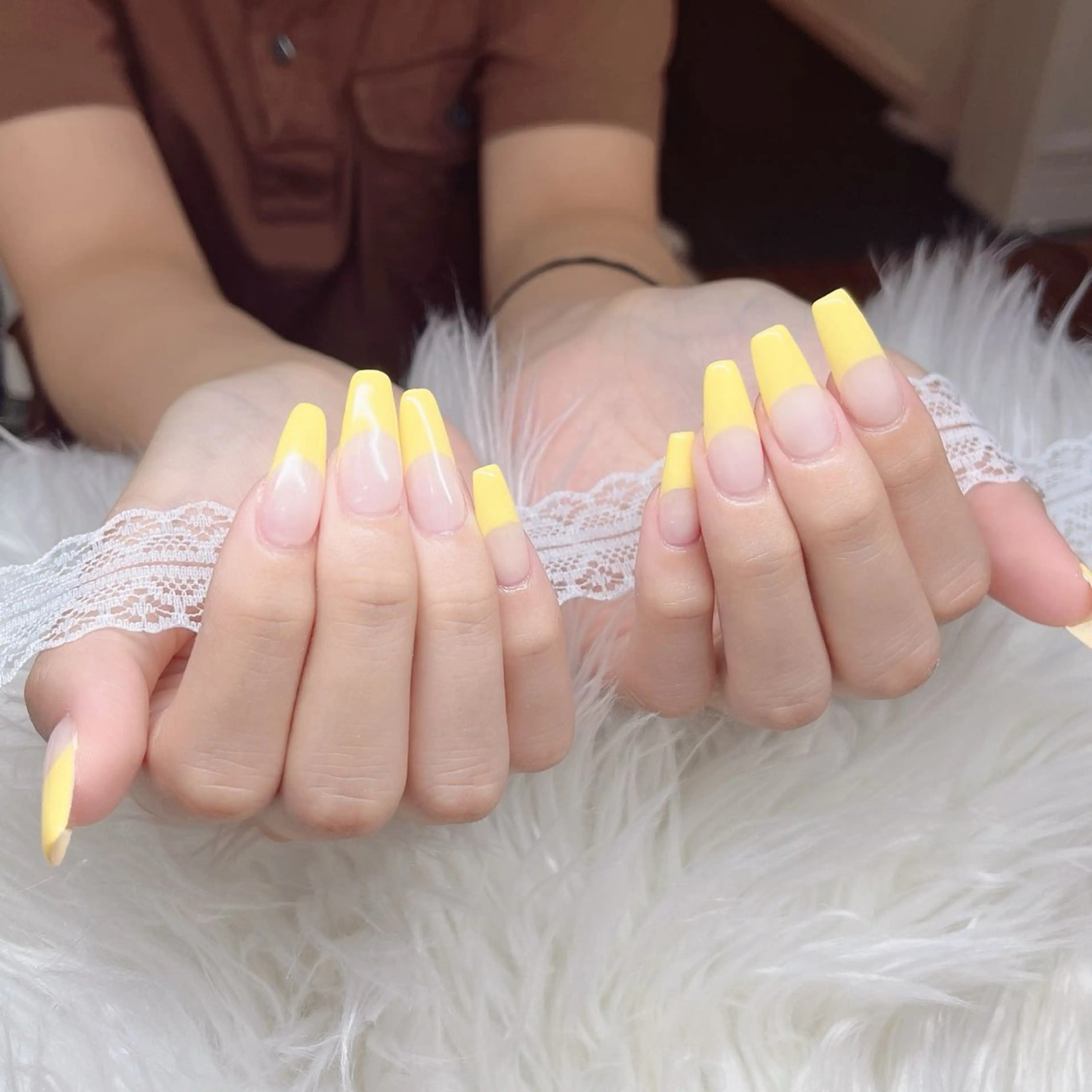 【練習モデル】自爪✨フレンチネイル💅+ハンドケア付き🎀の写真