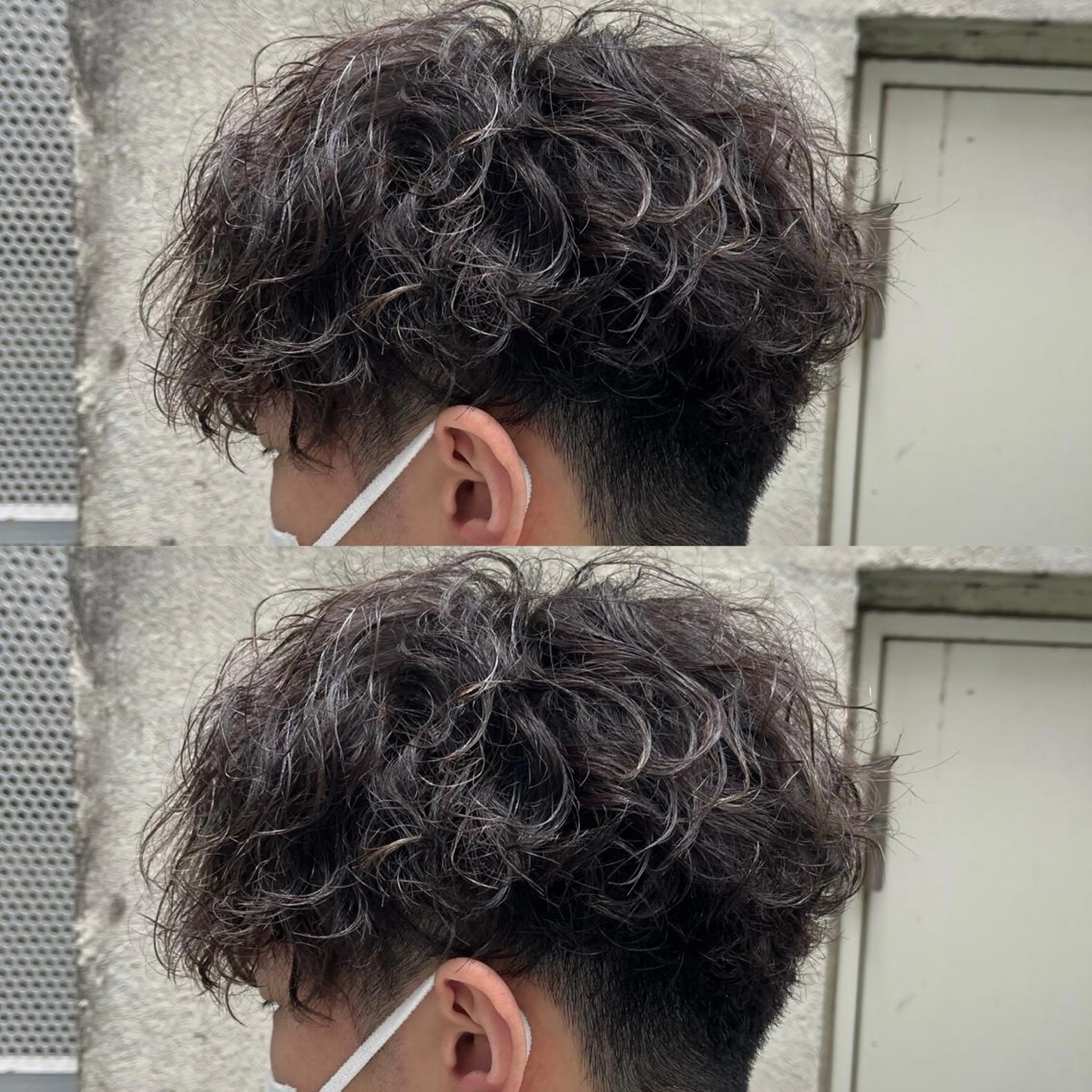 ショート パーマ メンズ カット パーマ トリートメント ヘアセット 🏆メンズヘア特化 🥇代表りんぺーのヘアスタイル