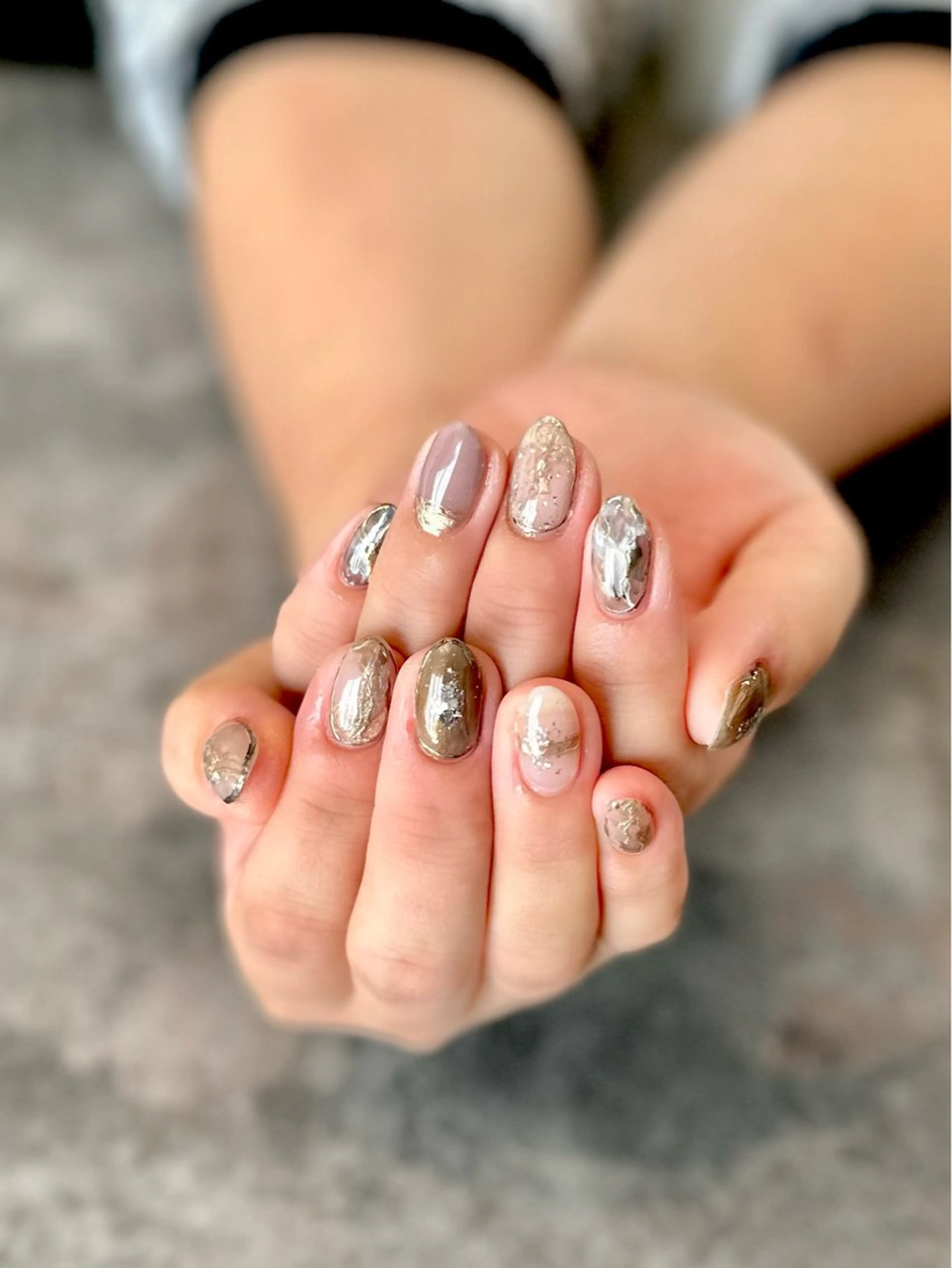 ネイル フラワーネイル 大理石ネイル(マーブル) ニュアンスネイル シンプルネイル nail salon amanoのネイルデザイン