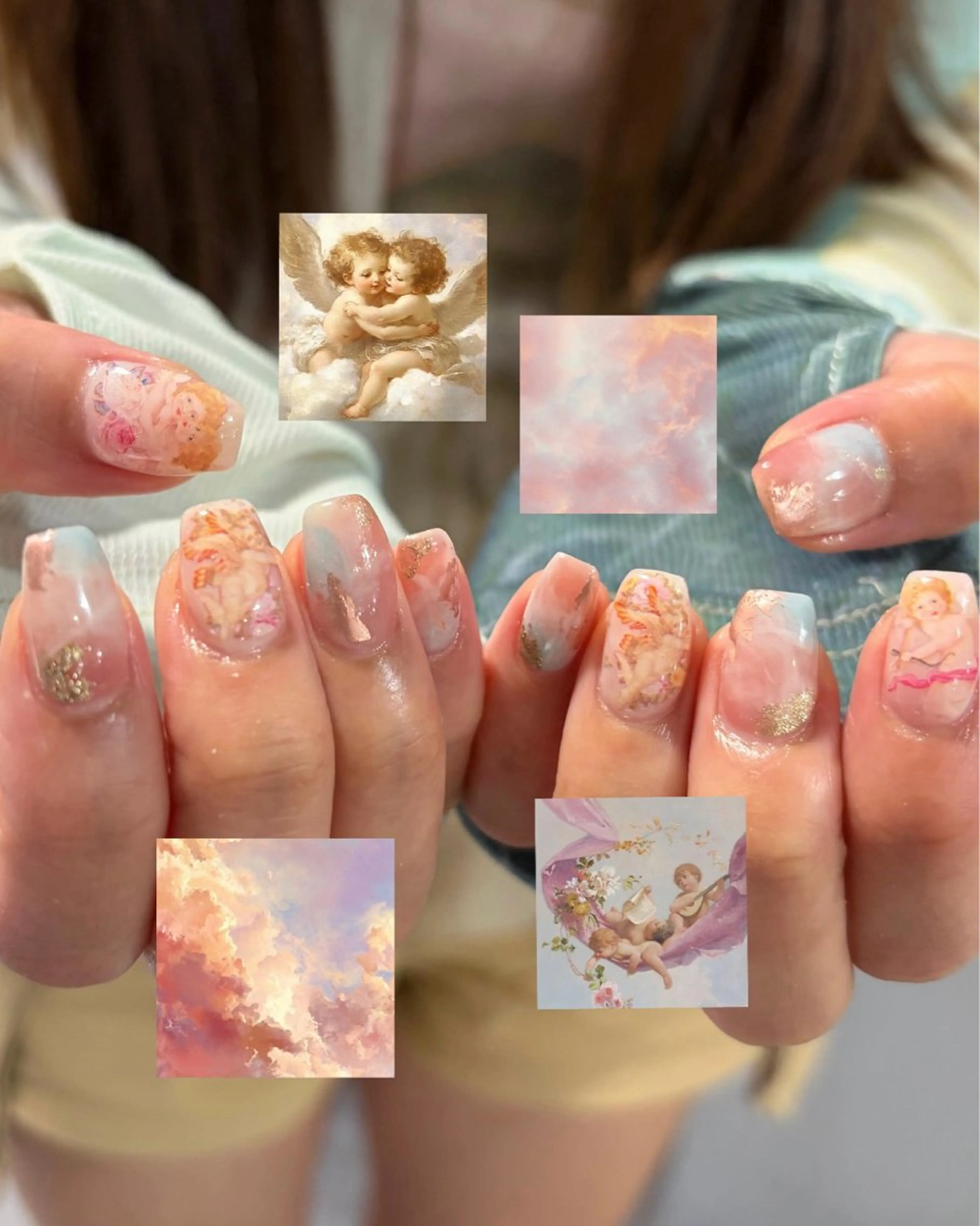 ネイル ハンドネイル フットネイル ASA nail / アート☀︎ニュアンスのネイルデザイン