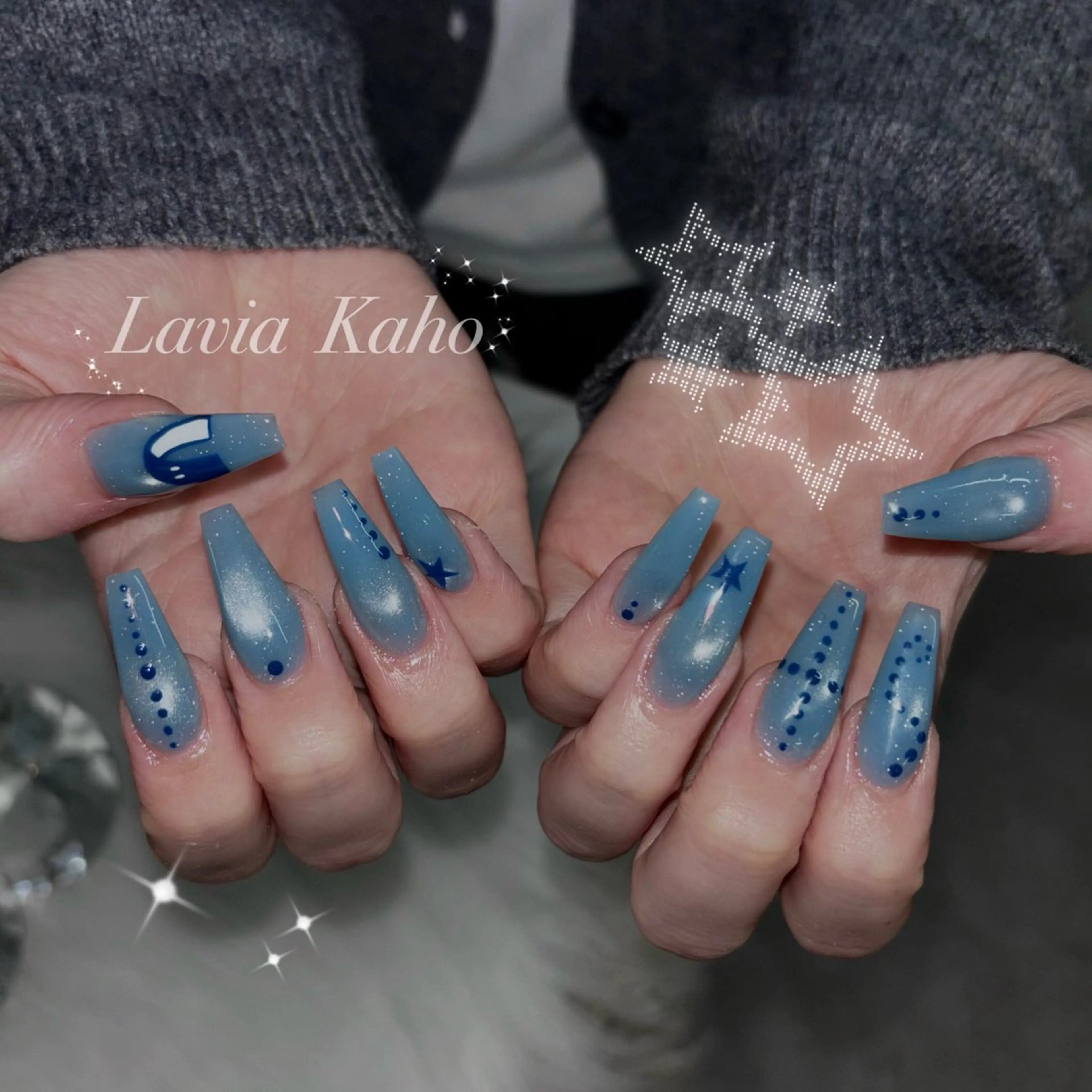 ネイル アートネイル Lavia❄️ kahoのネイルデザイン